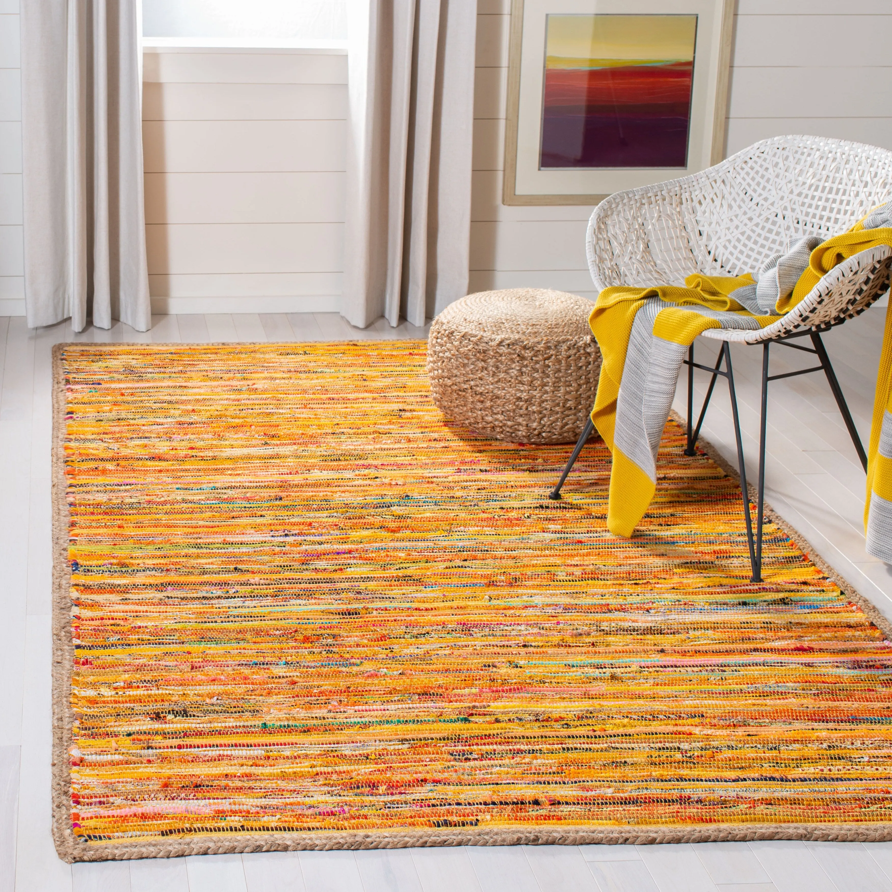 SAFAVIEH Handmade Montauk Ophely Casual Cotton Rug