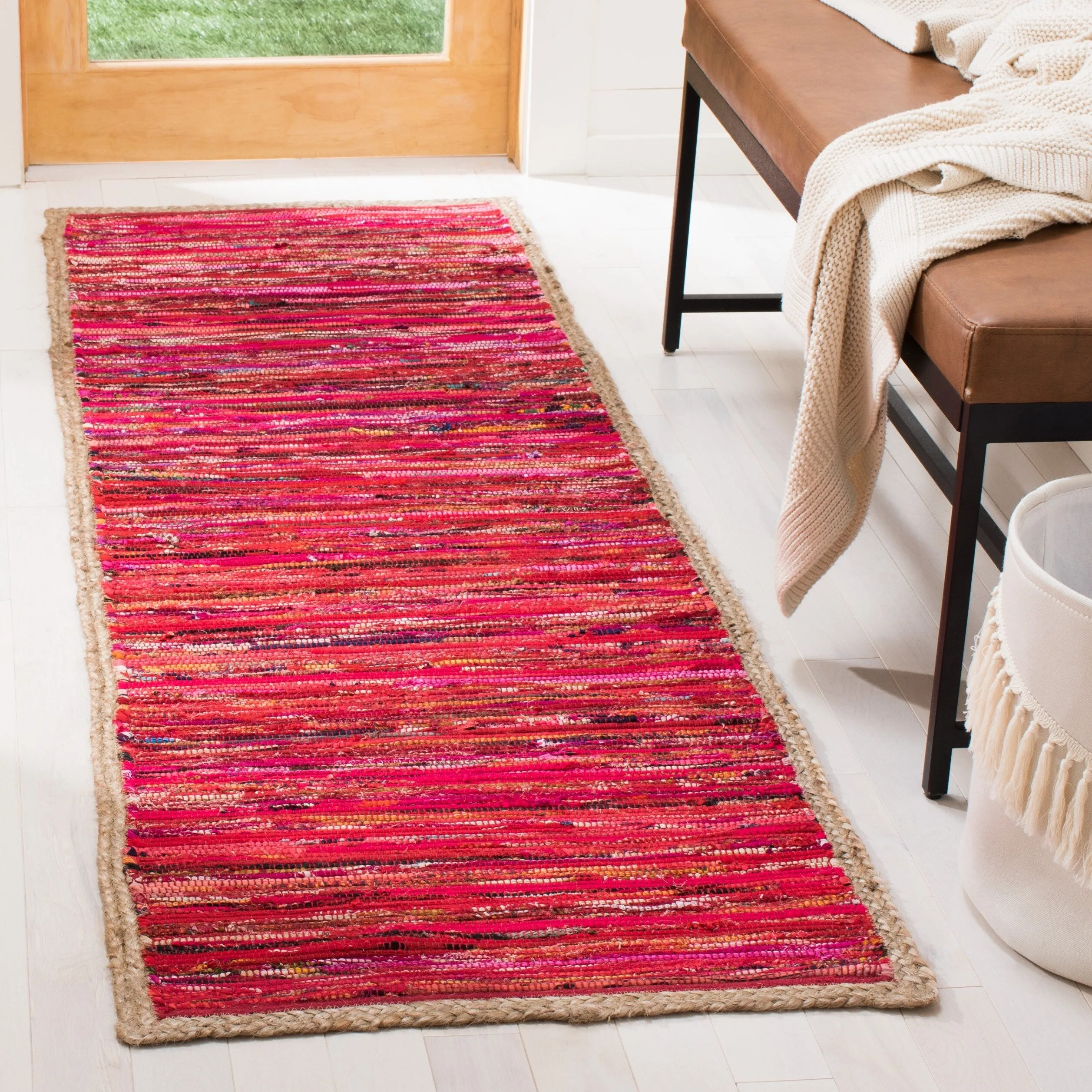 SAFAVIEH Handmade Montauk Ophely Casual Cotton Rug