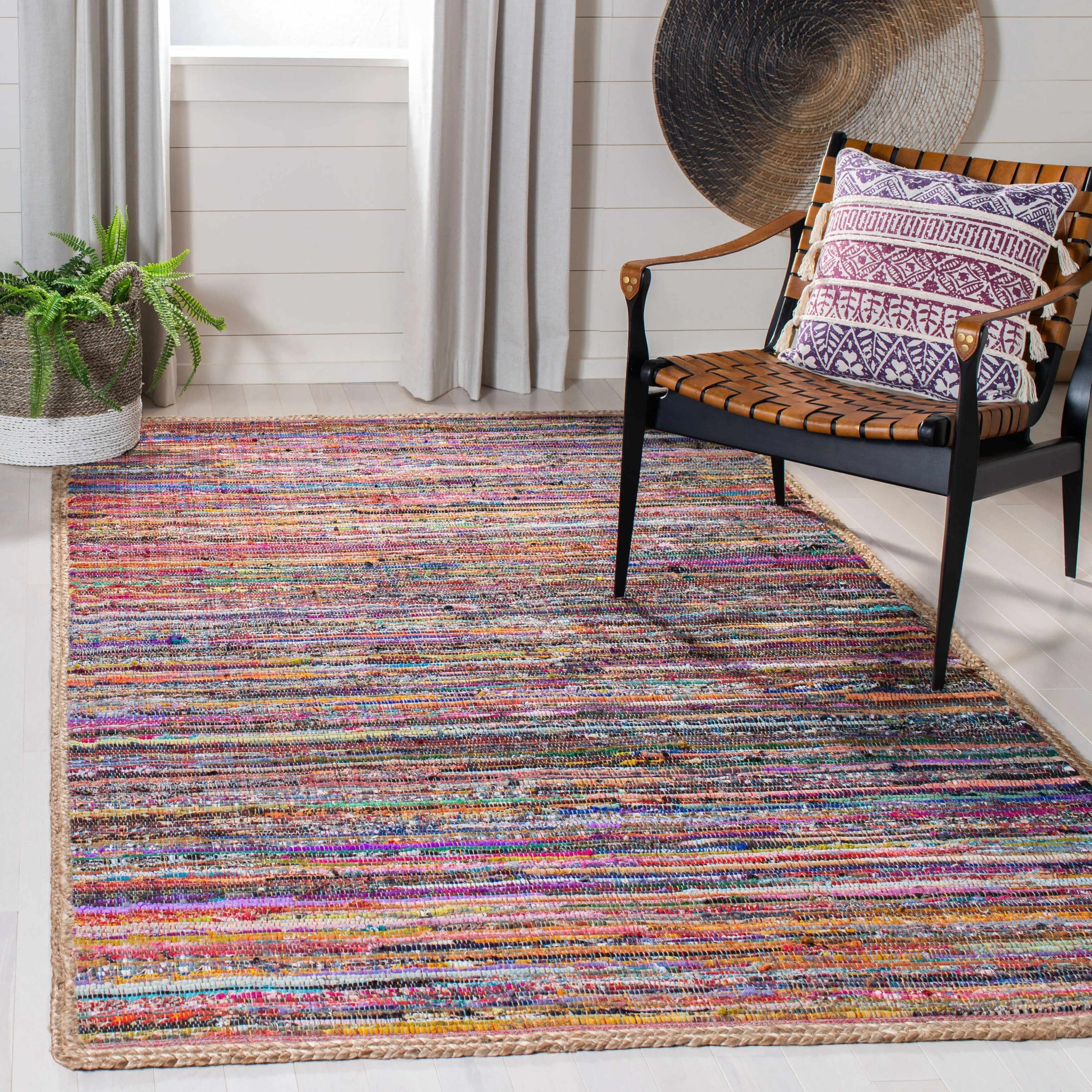 SAFAVIEH Handmade Montauk Ophely Casual Cotton Rug