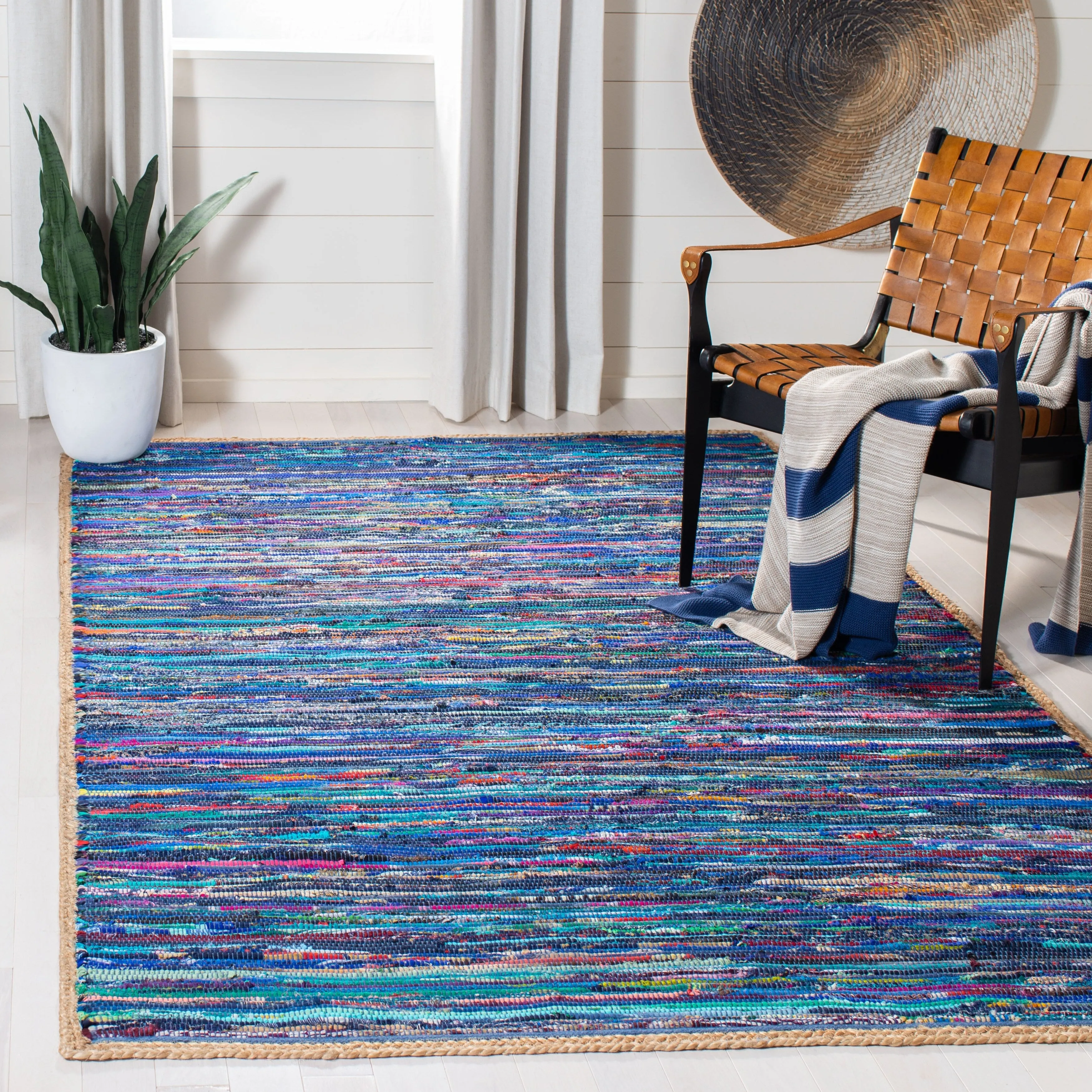 SAFAVIEH Handmade Montauk Ophely Casual Cotton Rug