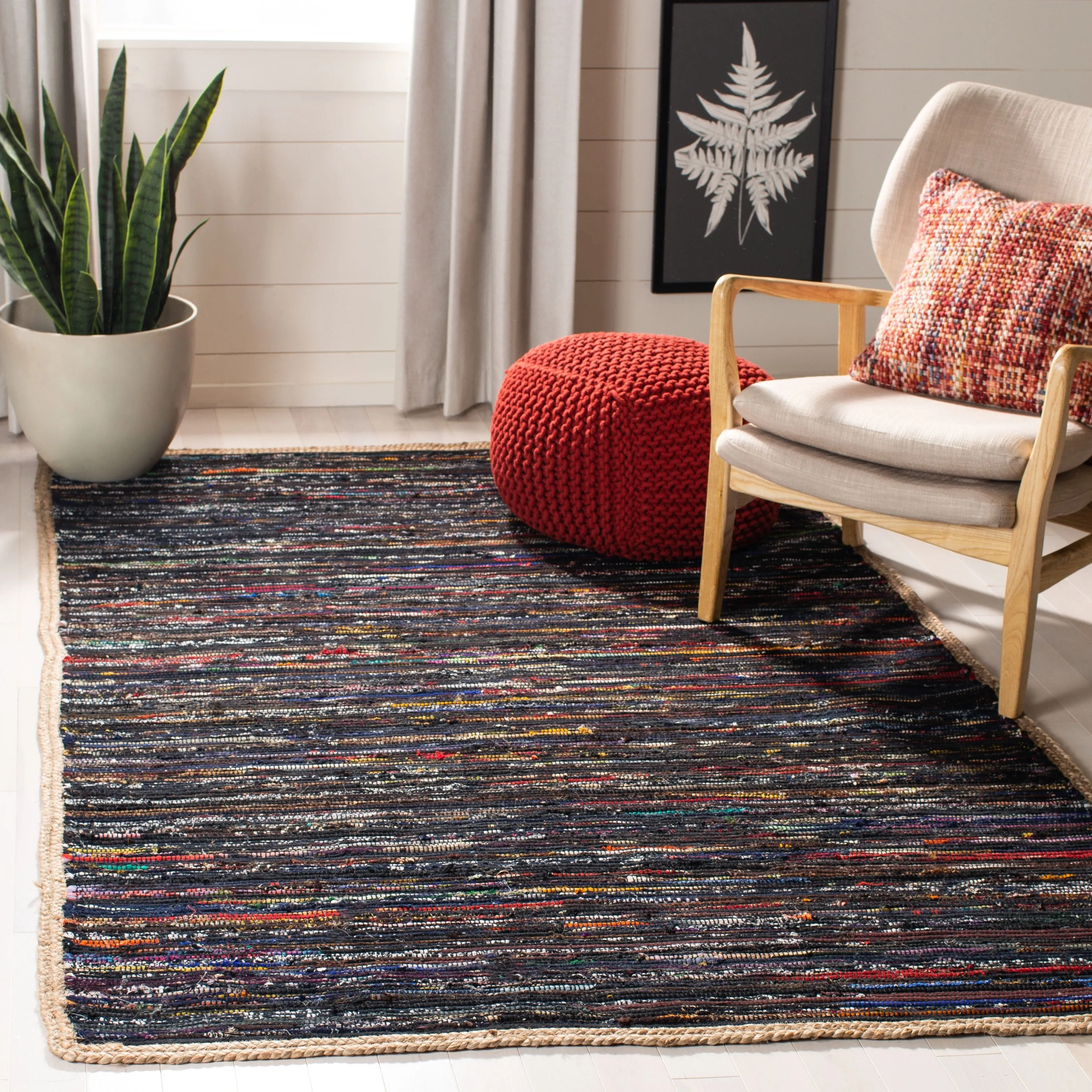 SAFAVIEH Handmade Montauk Ophely Casual Cotton Rug