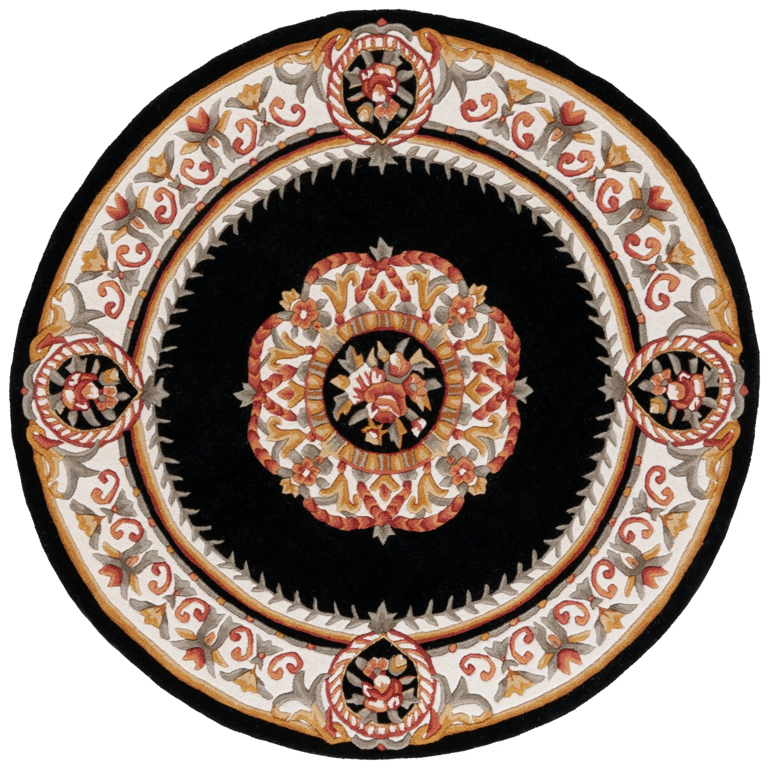 SAFAVIEH. Handmade Naples Cathelyne Traditional Wool Rug