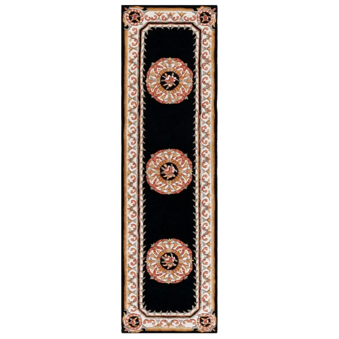 SAFAVIEH. Handmade Naples Cathelyne Traditional Wool Rug
