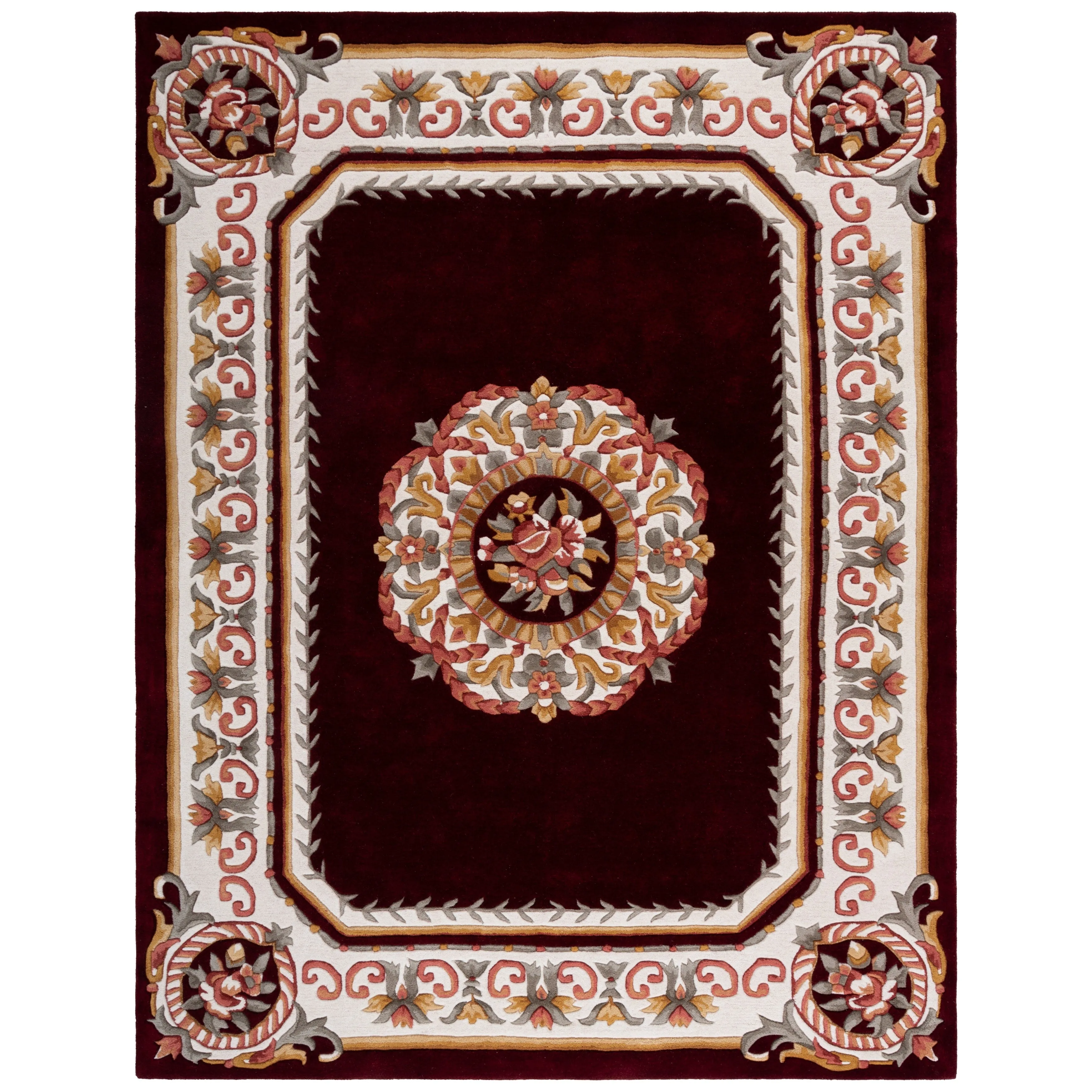 SAFAVIEH. Handmade Naples Cathelyne Traditional Wool Rug