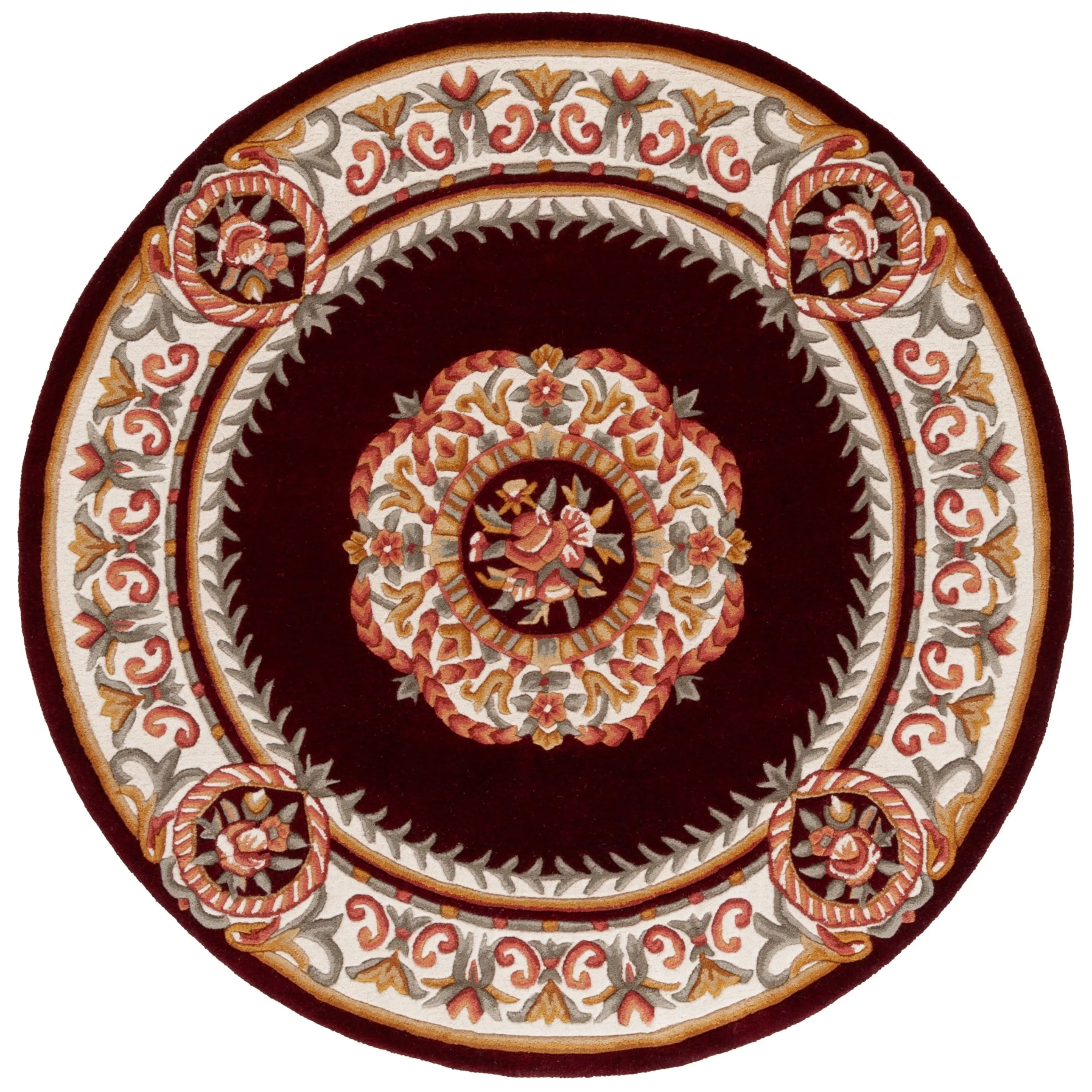 SAFAVIEH. Handmade Naples Cathelyne Traditional Wool Rug