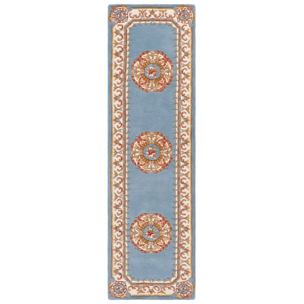 SAFAVIEH. Handmade Naples Cathelyne Traditional Wool Rug