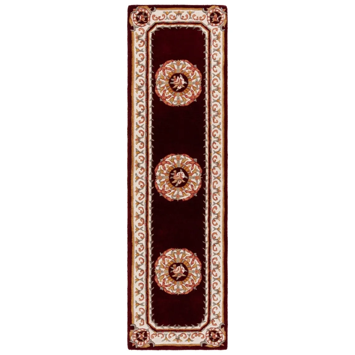 SAFAVIEH. Handmade Naples Cathelyne Traditional Wool Rug