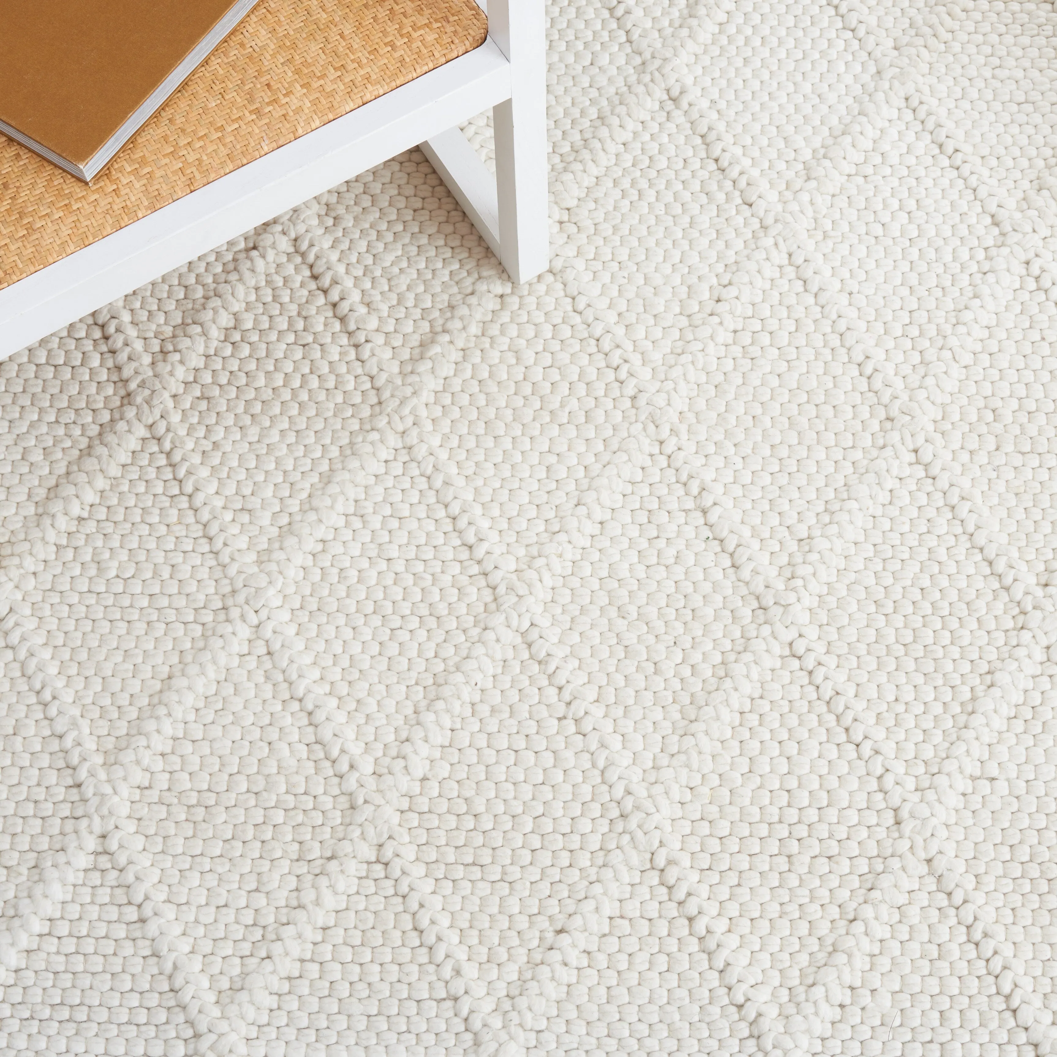 SAFAVIEH Handmade Natura Metje Wool/ Viscose Trellis Rug