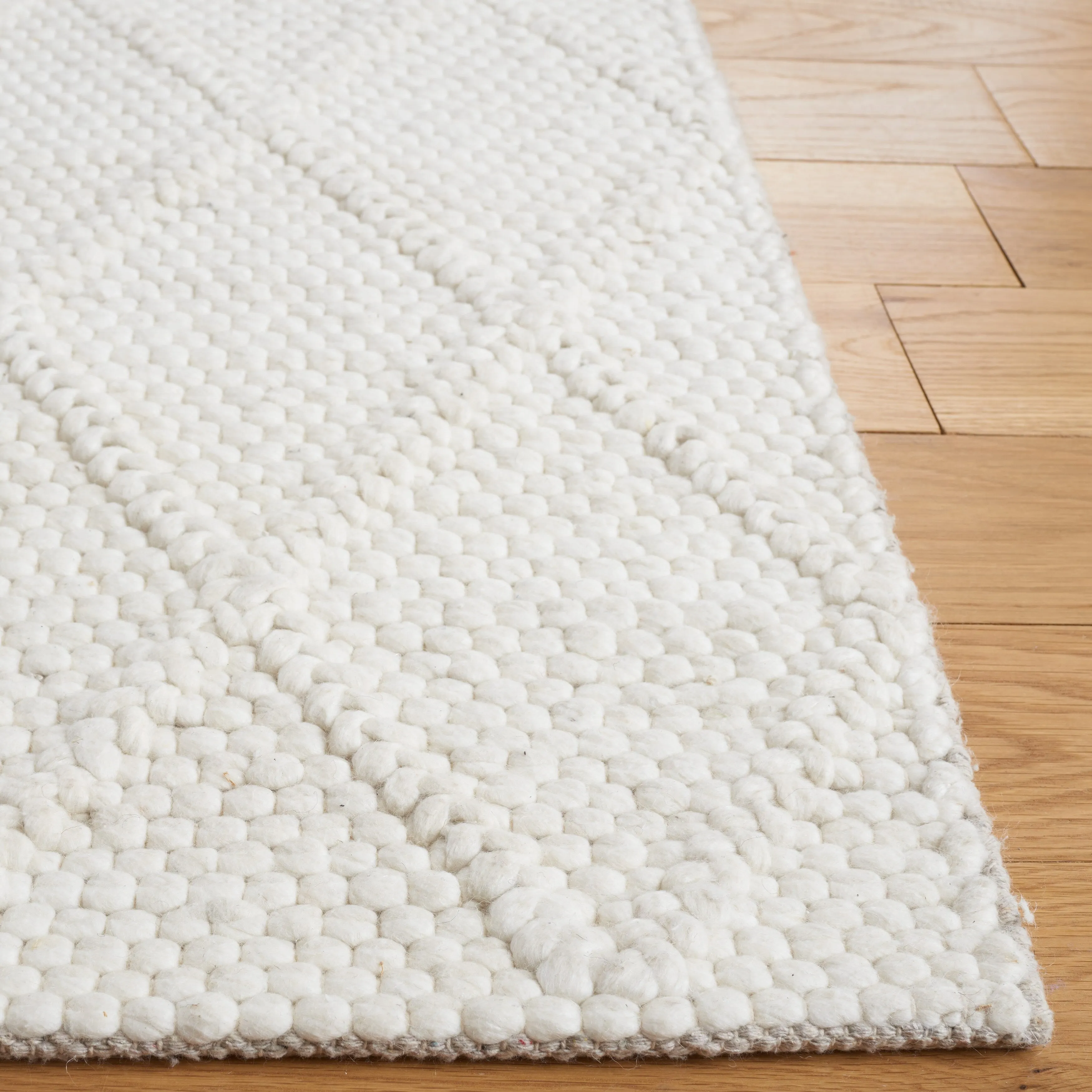 SAFAVIEH Handmade Natura Metje Wool/ Viscose Trellis Rug