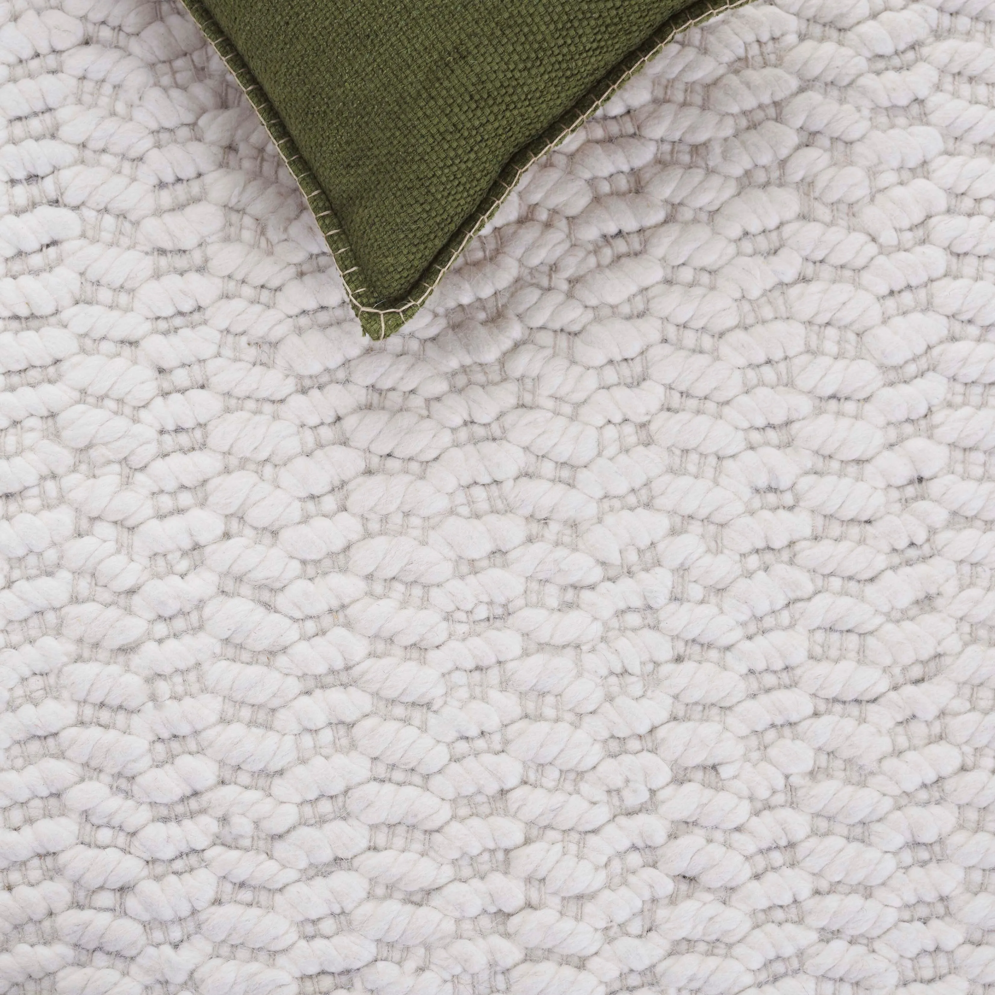 SAFAVIEH Handmade Natura Ricia Border Wool Rug