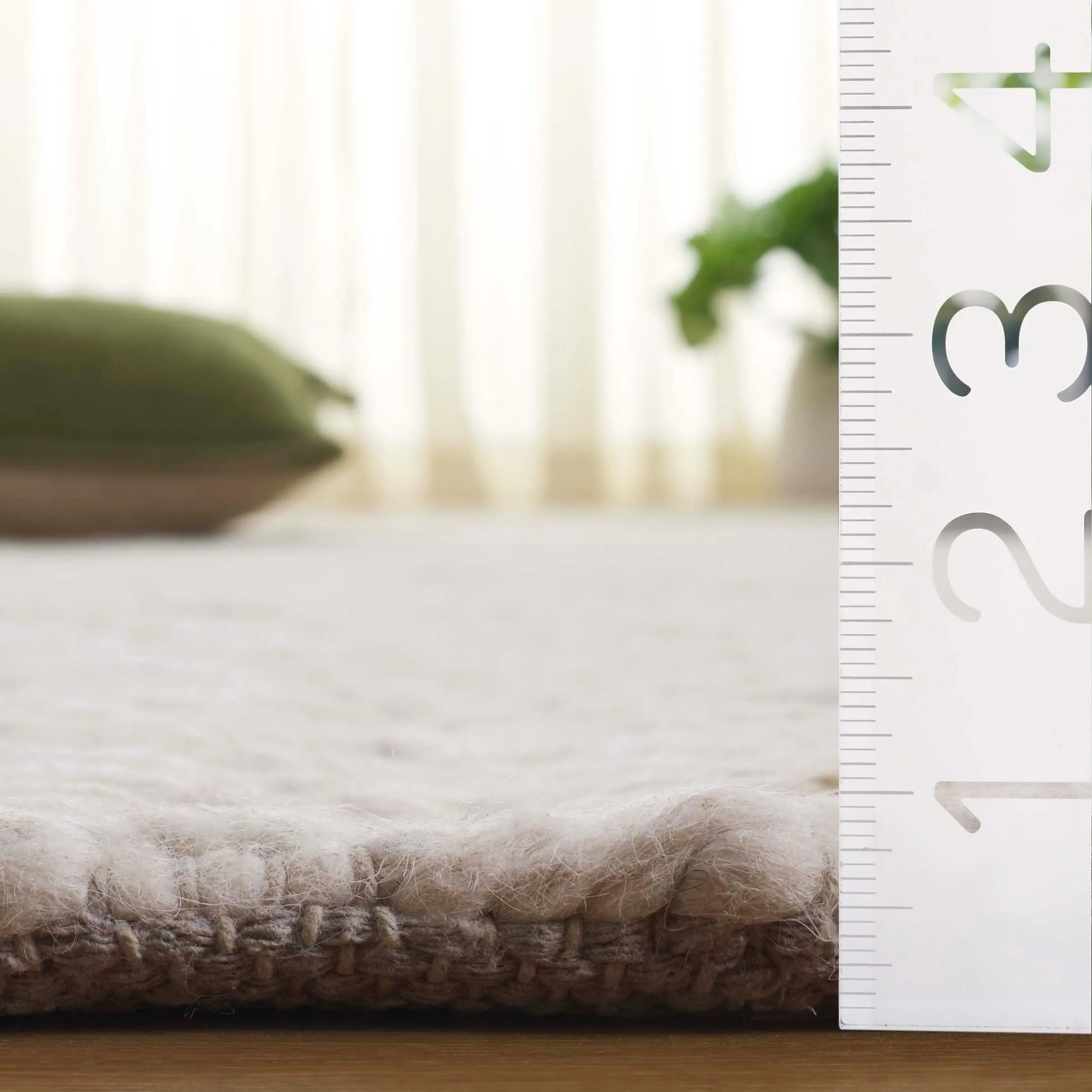 SAFAVIEH Handmade Natura Ricia Border Wool Rug