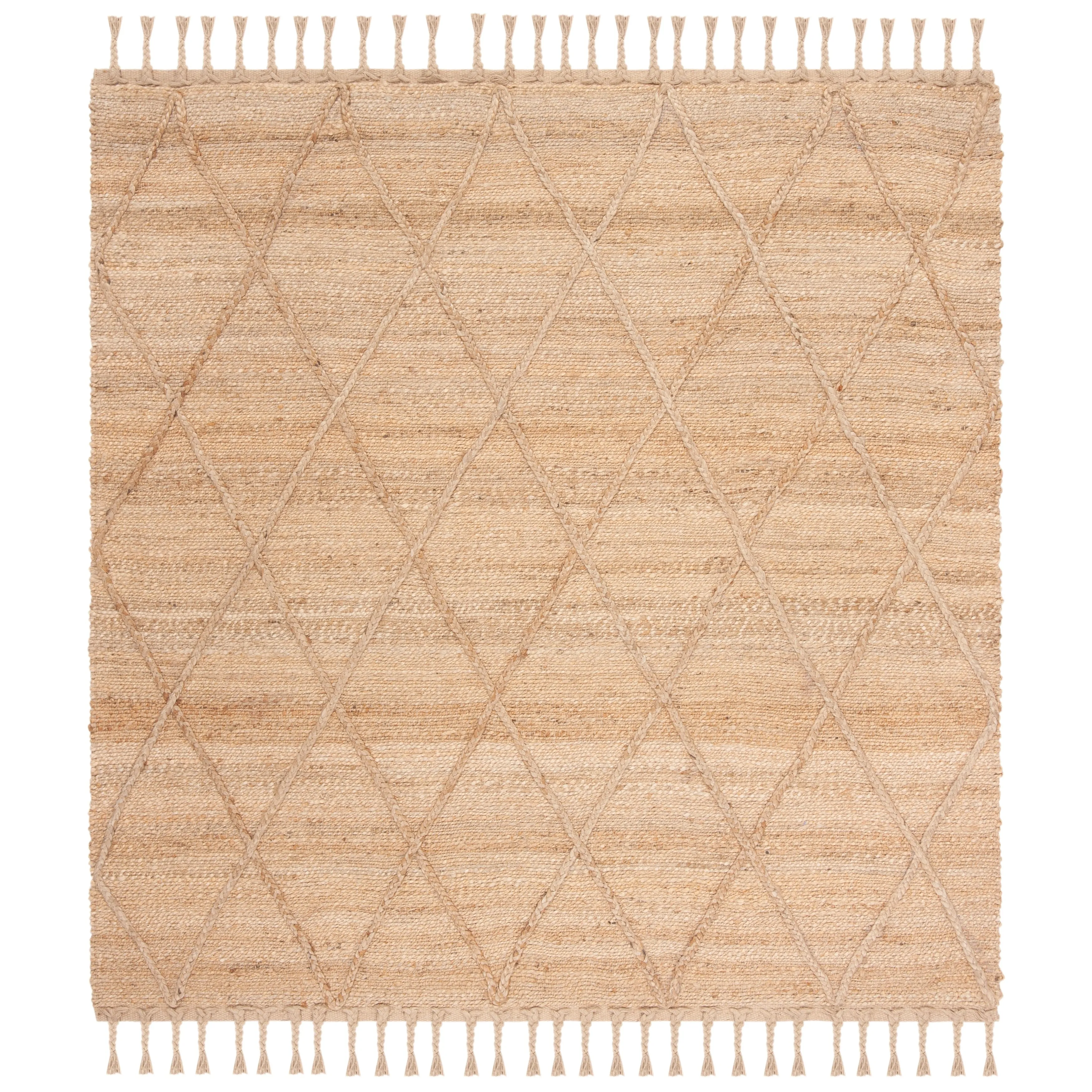 SAFAVIEH Handmade Natural Fiber Orietta Jute Tassel Rug
