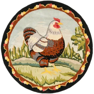 SAFAVIEH Handmade Novelty Heddine Hen Wool Rug