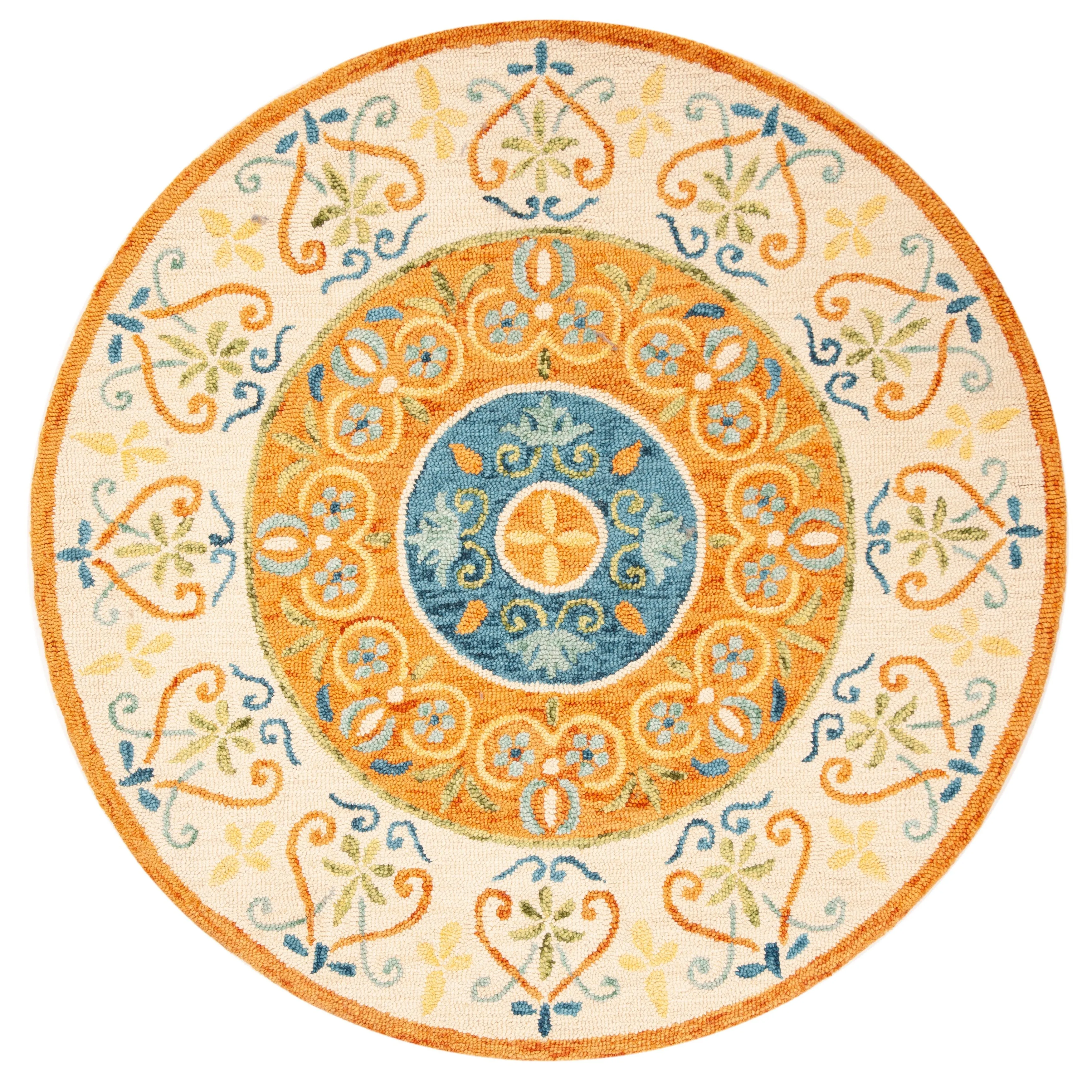 SAFAVIEH Handmade Novelty Lisbeth Ornate Wool Rug