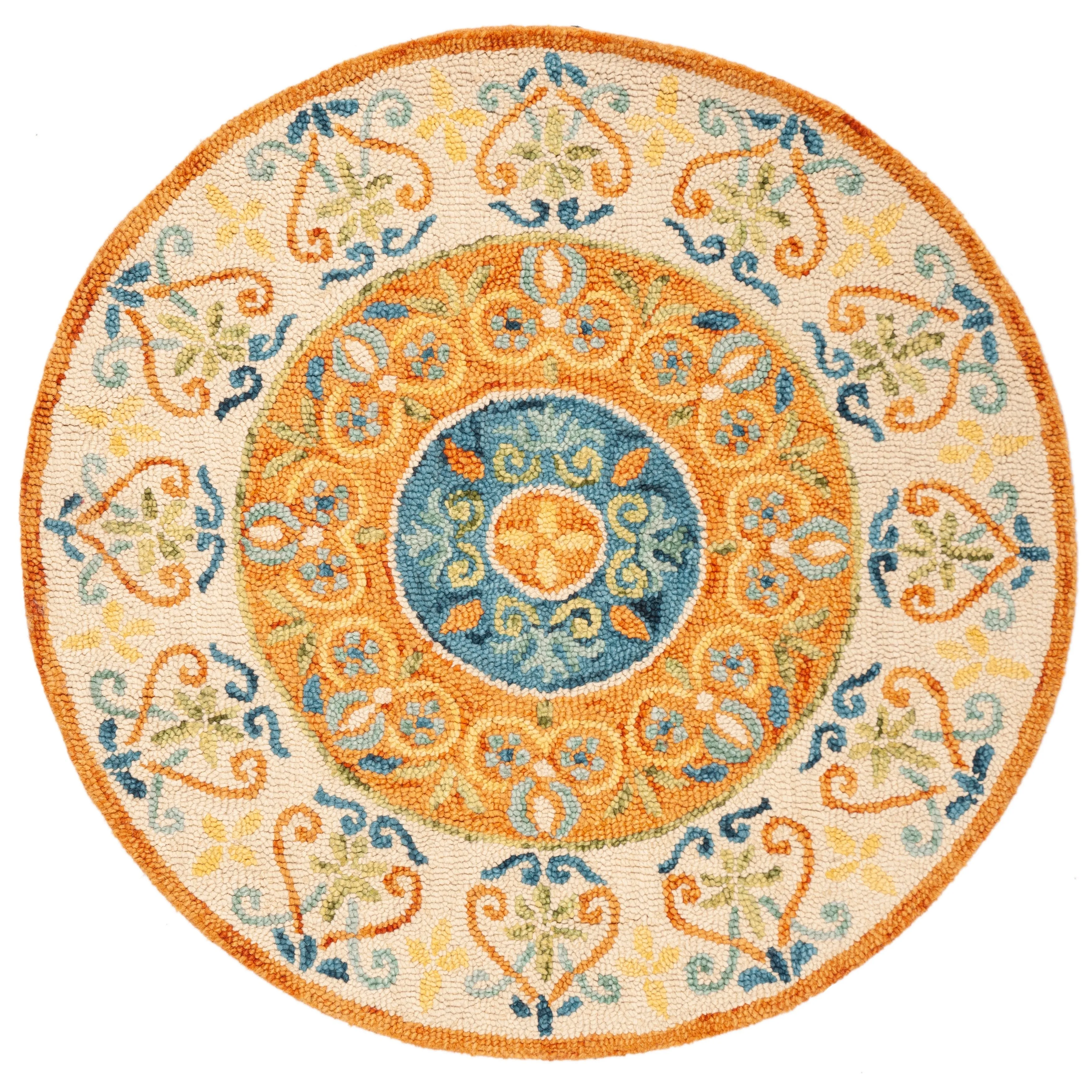 SAFAVIEH Handmade Novelty Lisbeth Ornate Wool Rug