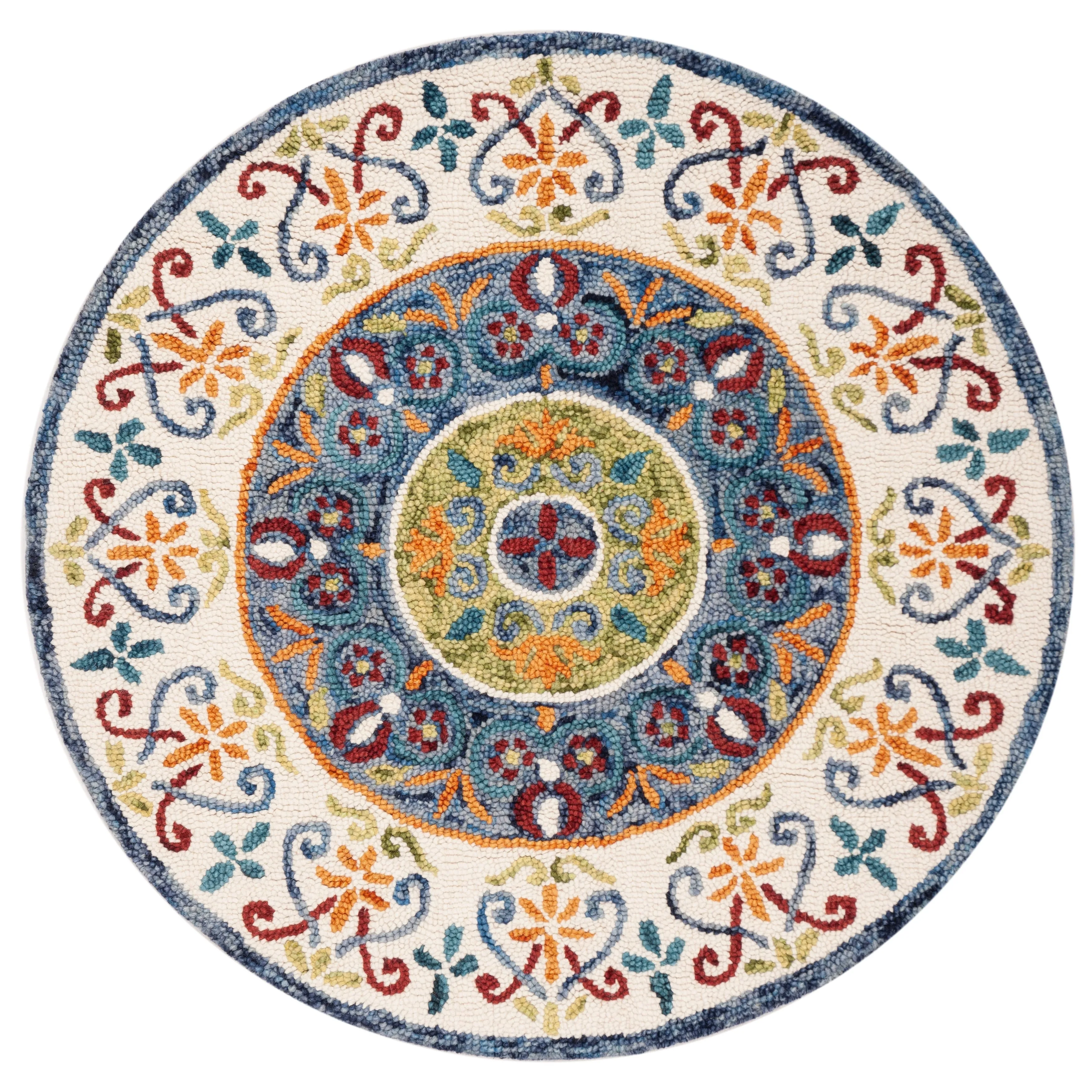 SAFAVIEH Handmade Novelty Lisbeth Ornate Wool Rug