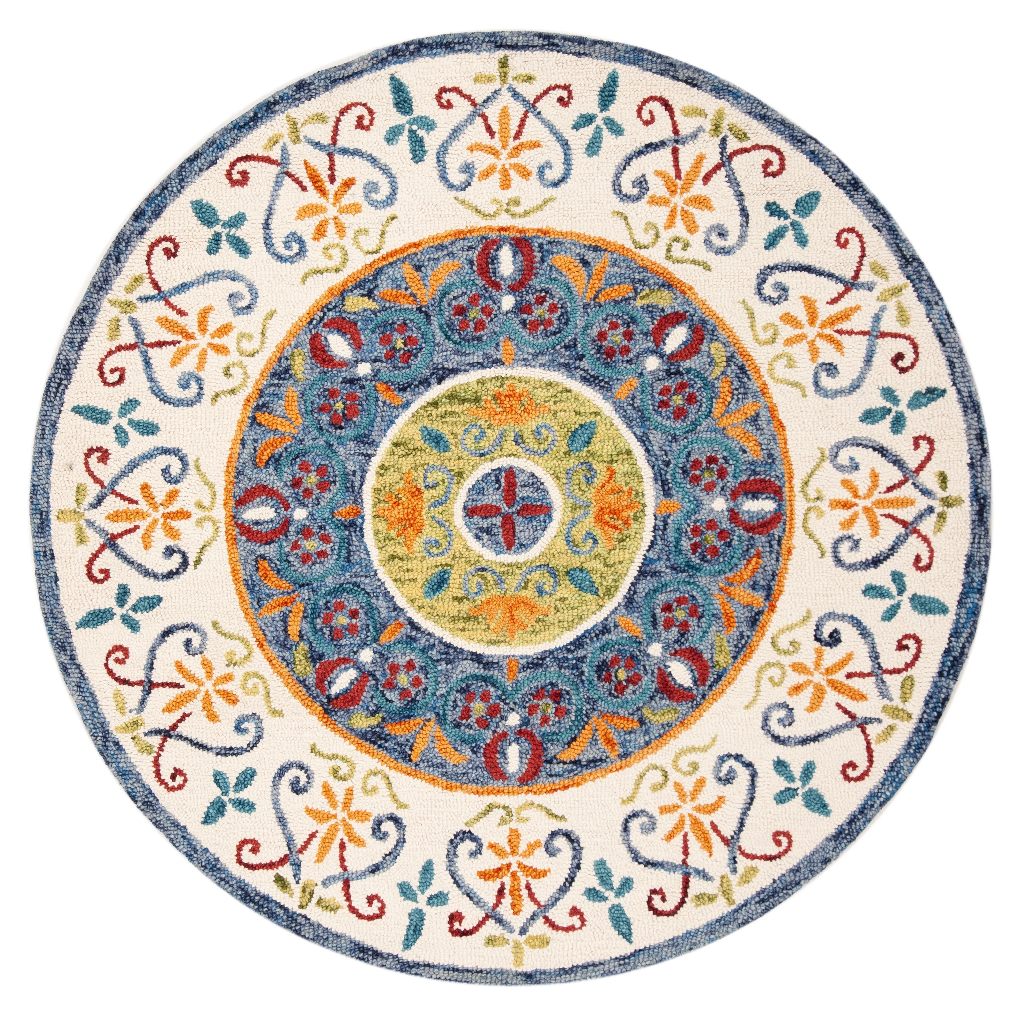 SAFAVIEH Handmade Novelty Lisbeth Ornate Wool Rug