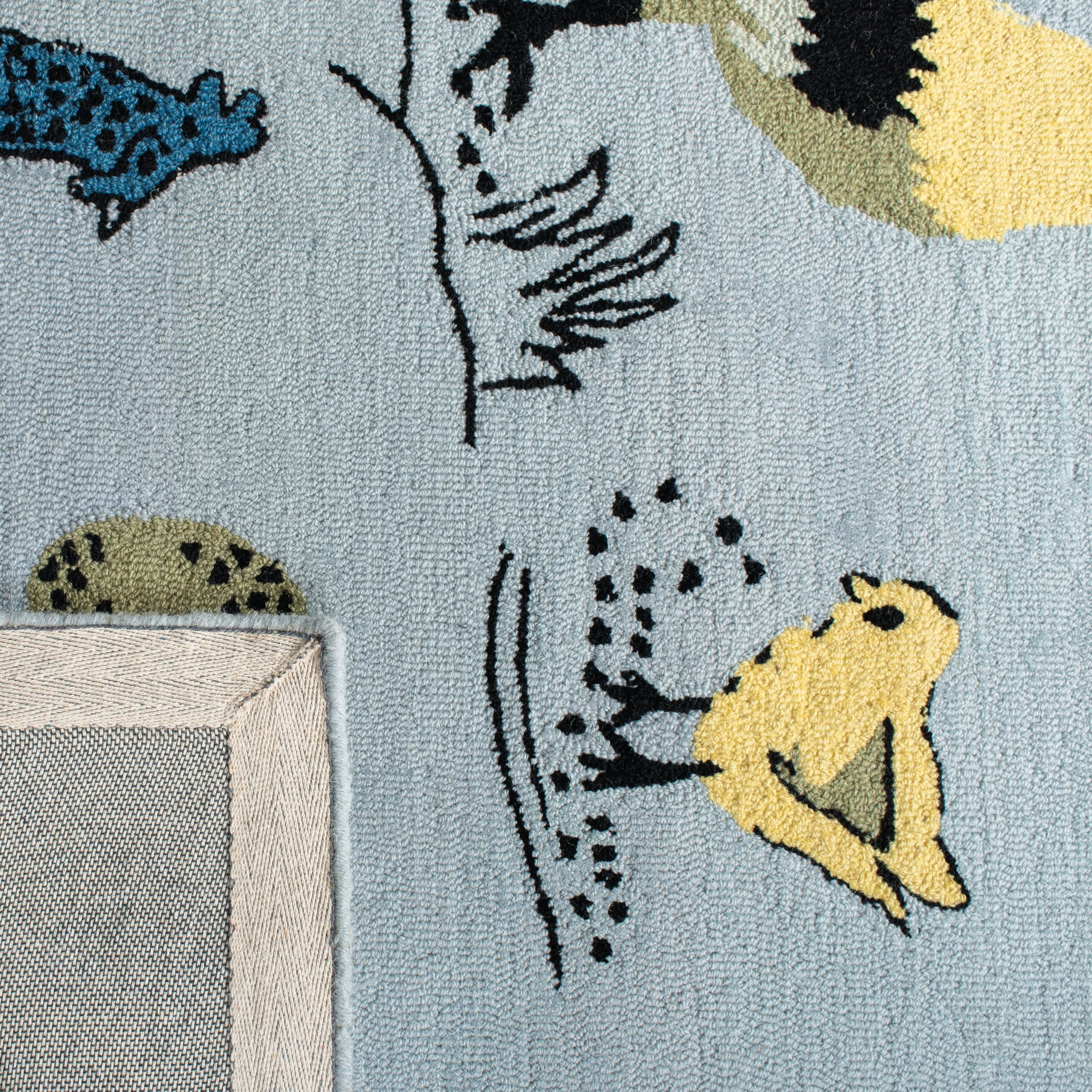 SAFAVIEH Handmade Novelty Tuulevi Novelty Wool Rug