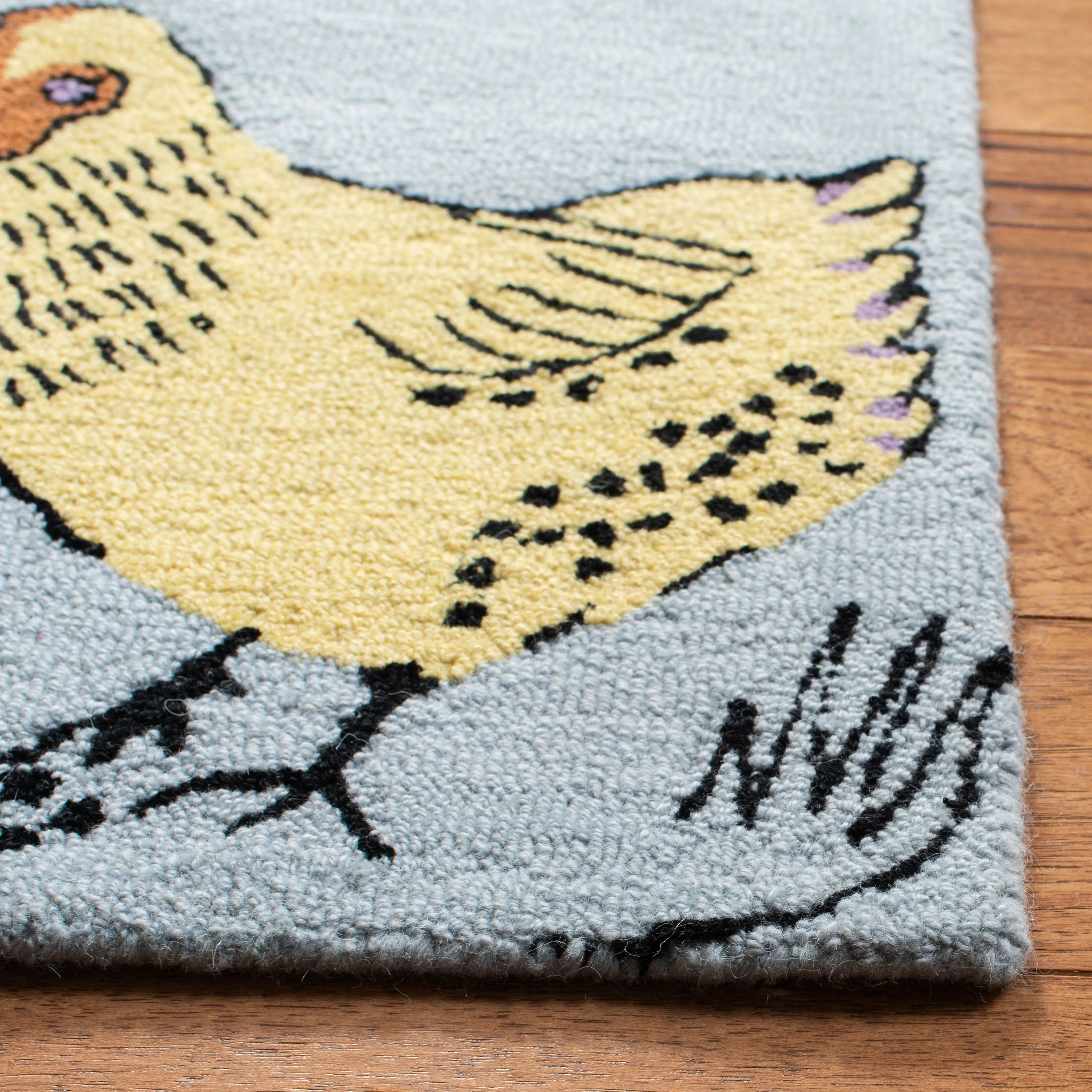 SAFAVIEH Handmade Novelty Tuulevi Novelty Wool Rug