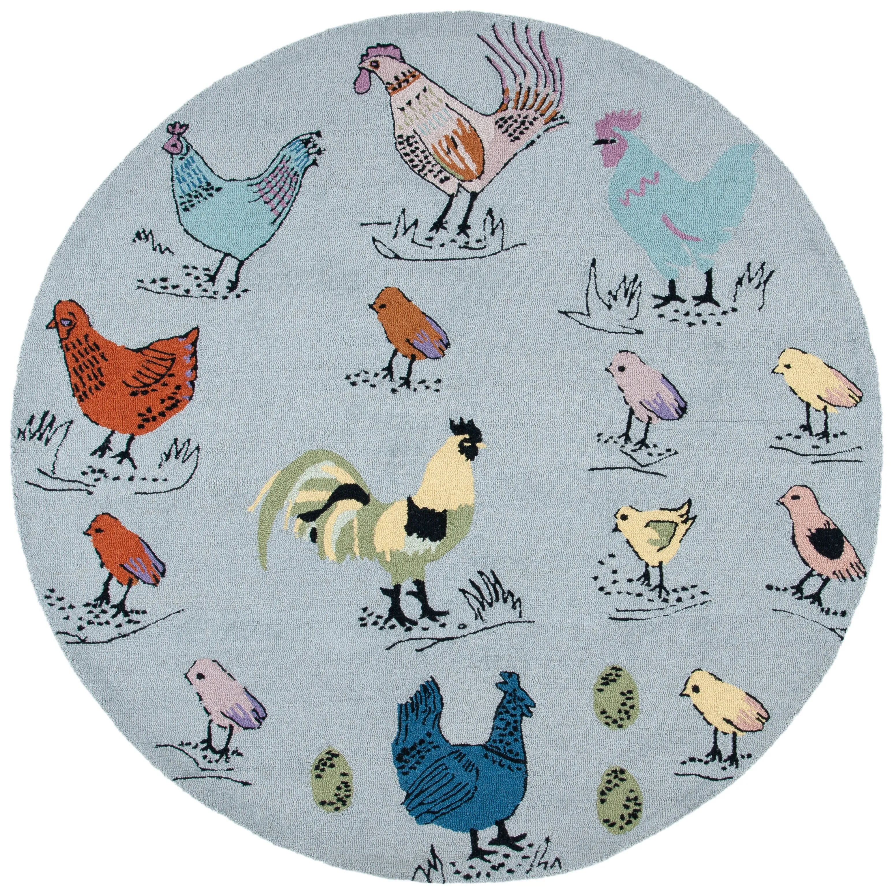 SAFAVIEH Handmade Novelty Tuulevi Novelty Wool Rug
