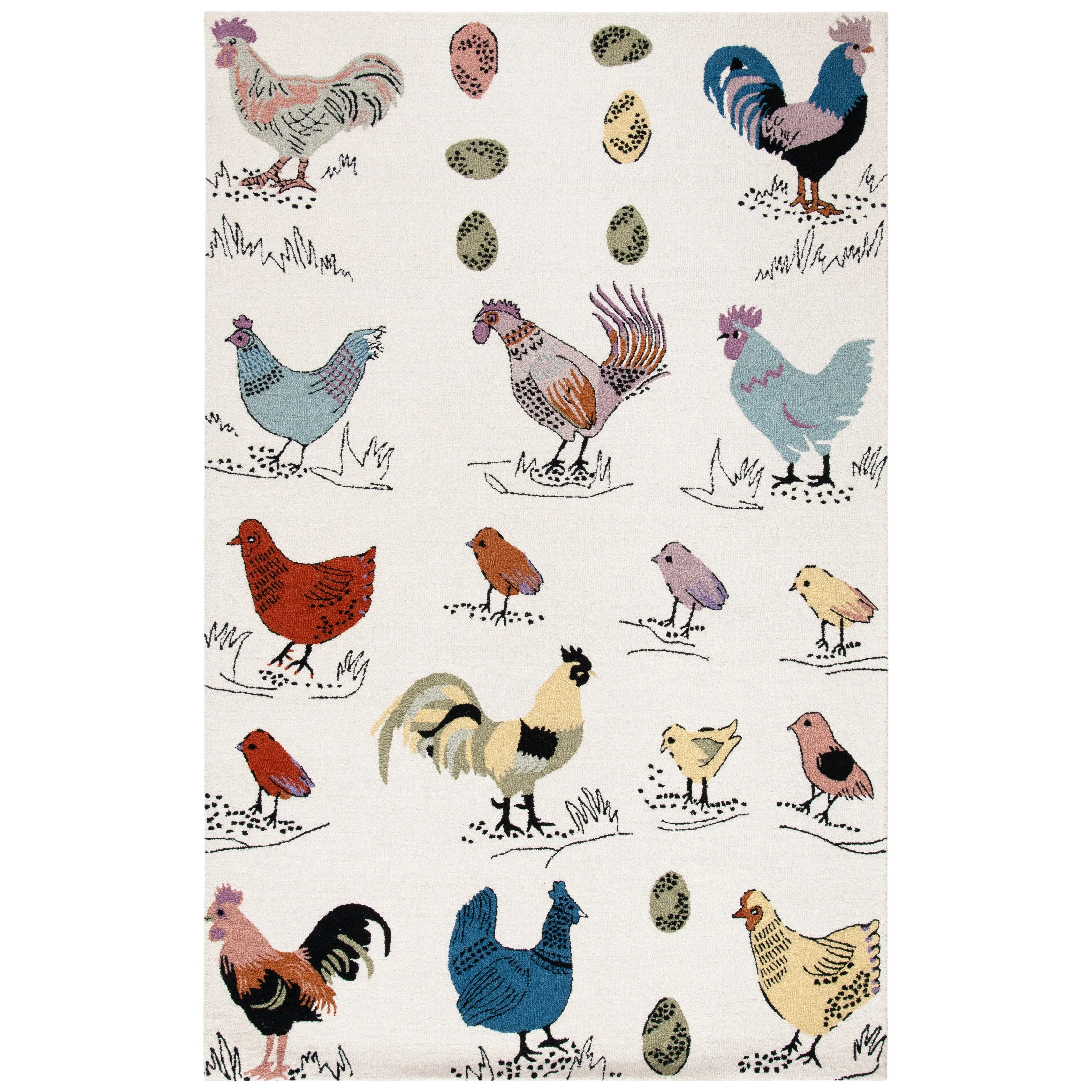 SAFAVIEH Handmade Novelty Tuulevi Novelty Wool Rug