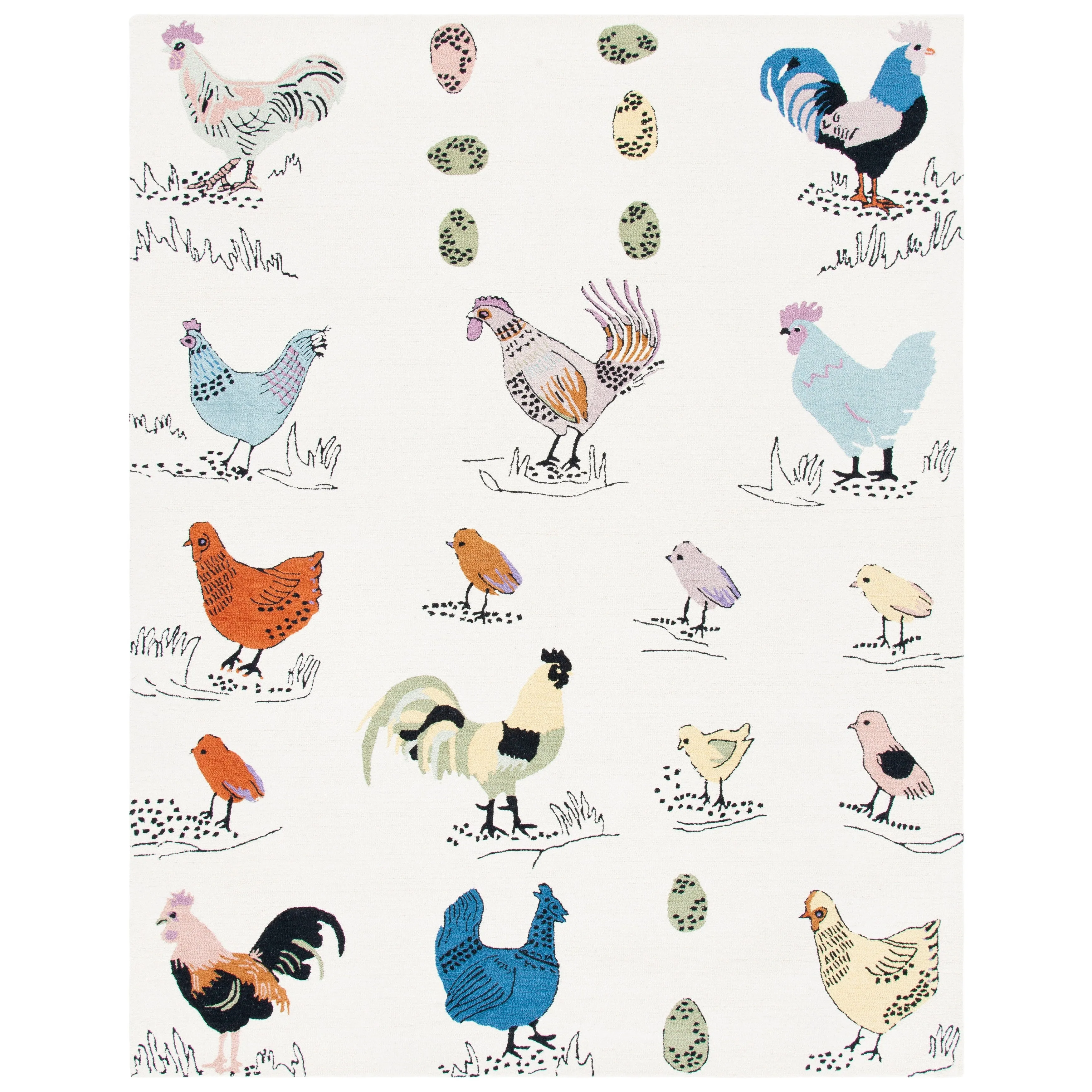 SAFAVIEH Handmade Novelty Tuulevi Novelty Wool Rug