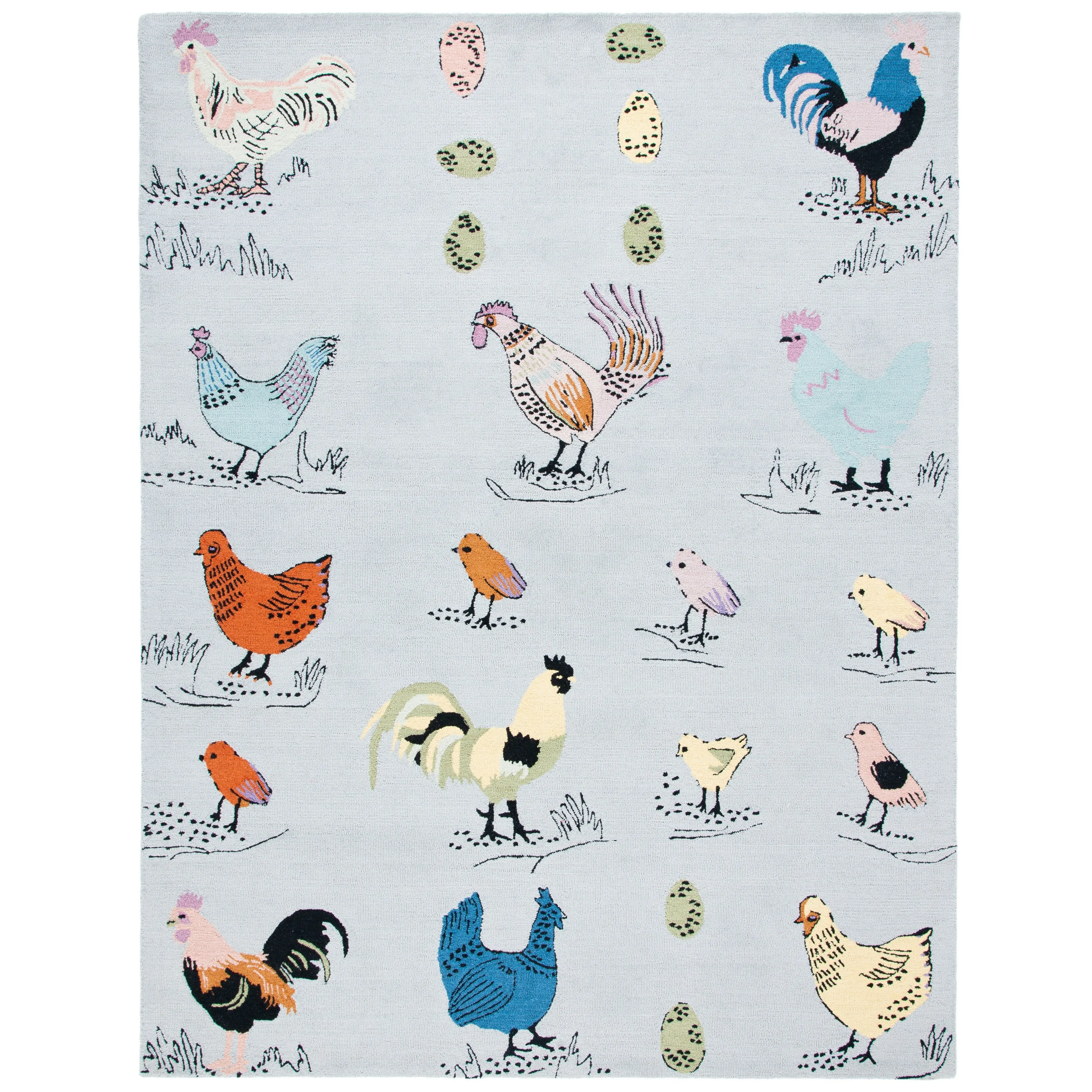 SAFAVIEH Handmade Novelty Tuulevi Novelty Wool Rug
