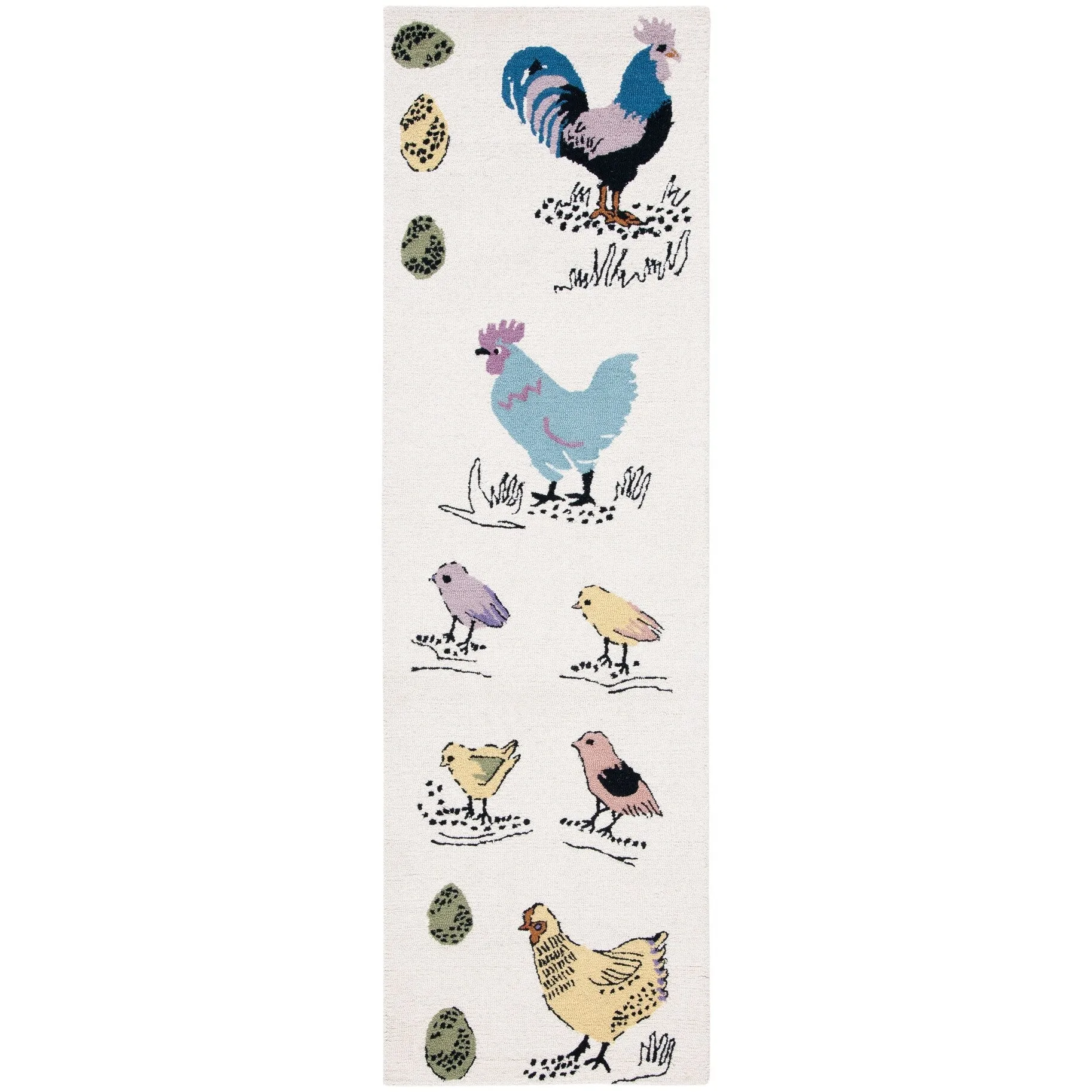 SAFAVIEH Handmade Novelty Tuulevi Novelty Wool Rug