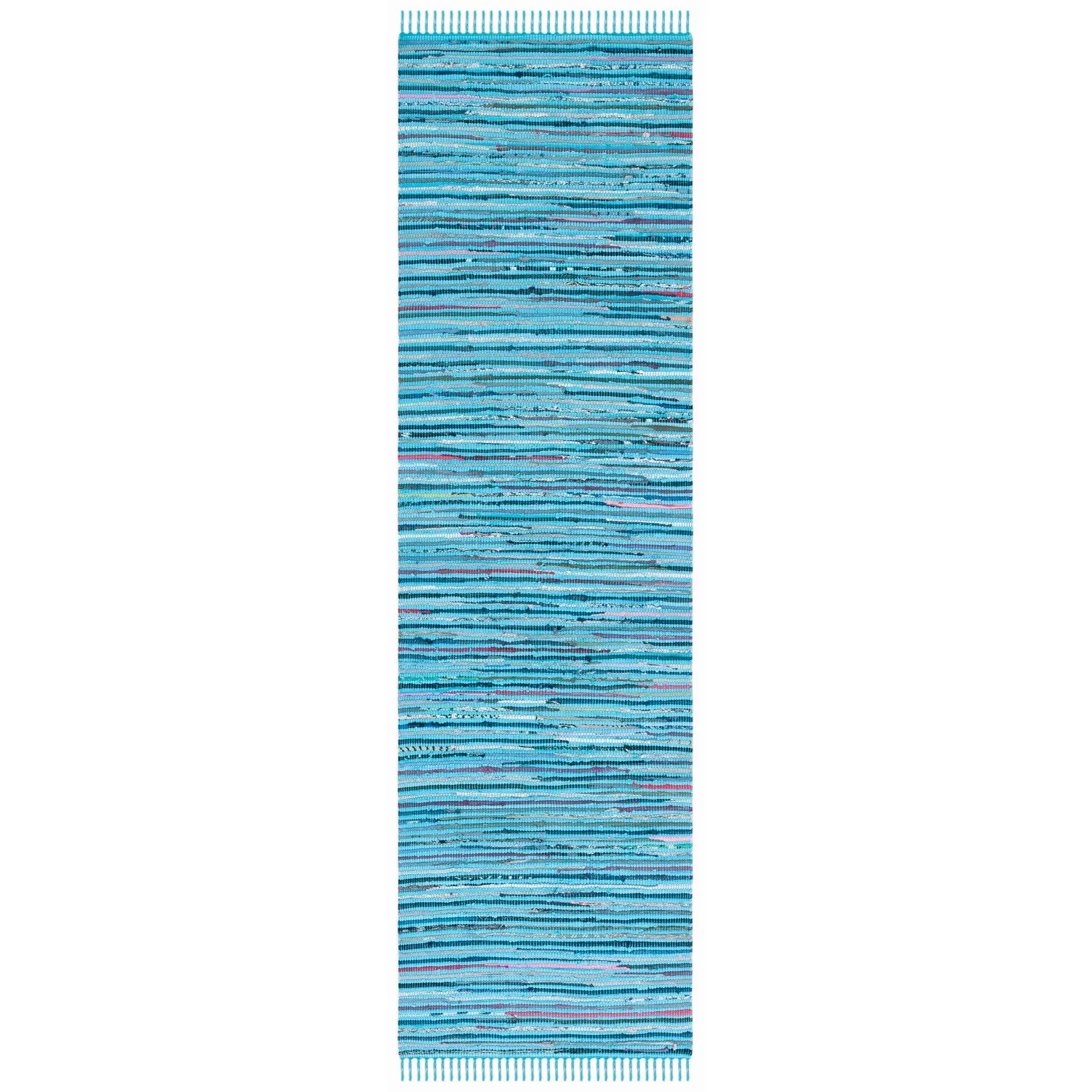 SAFAVIEH Handmade Rag Rug Litzy Stripe Cotton Rug