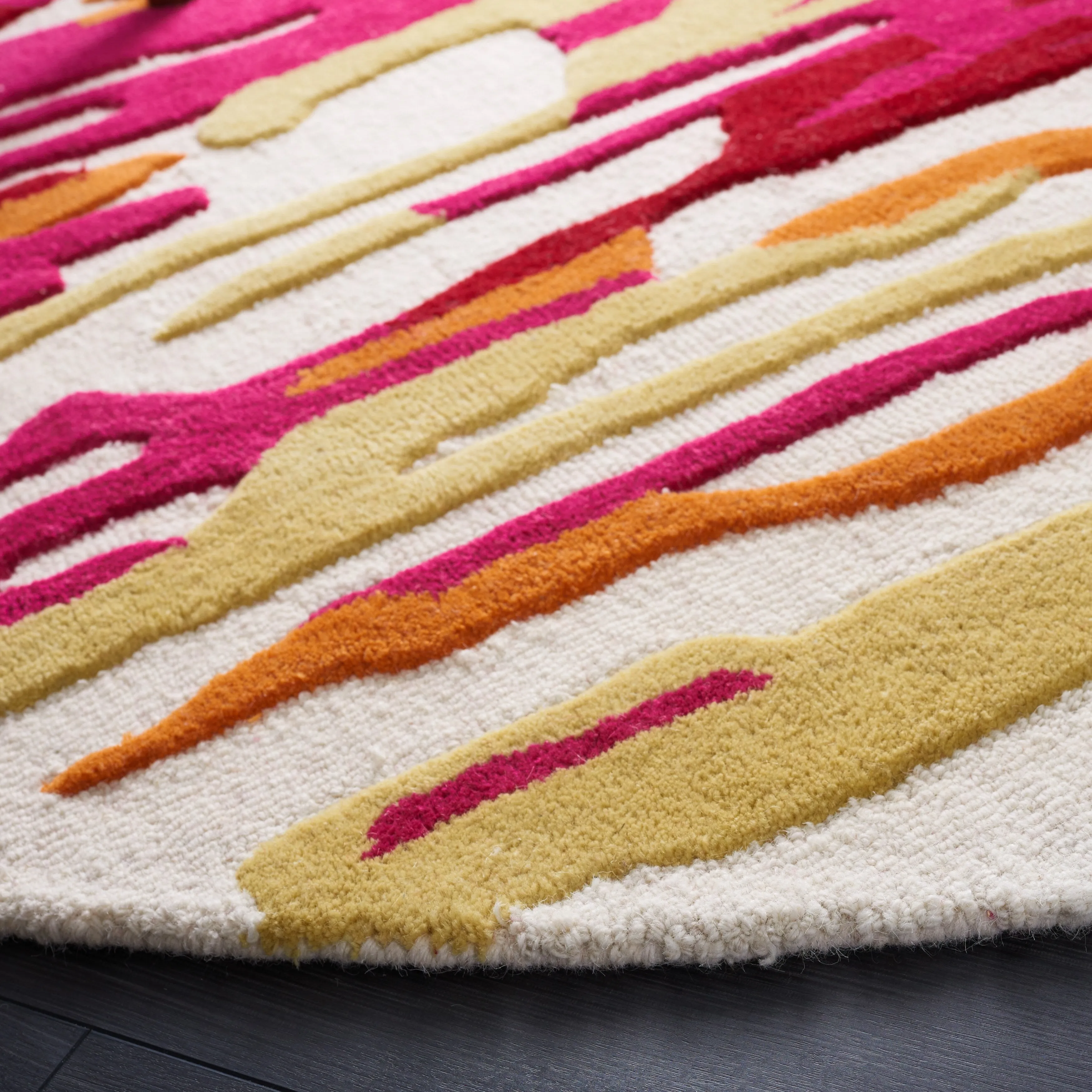 SAFAVIEH Handmade Rodeo Drive Jaelyn Mid-Century Modern Wool Rug