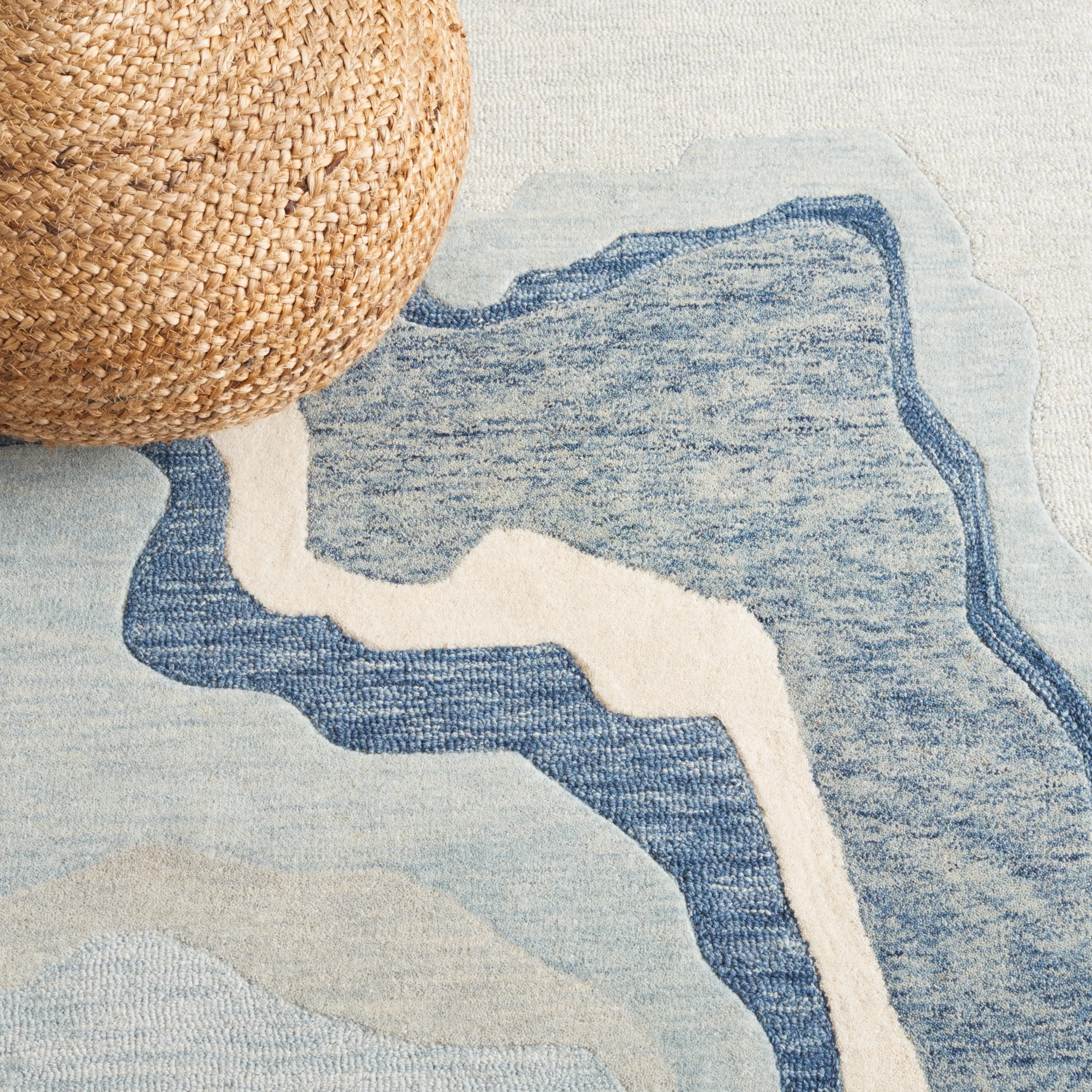 SAFAVIEH Handmade Rodeo Drive Noelia Mid-Century Modern Wool Rug