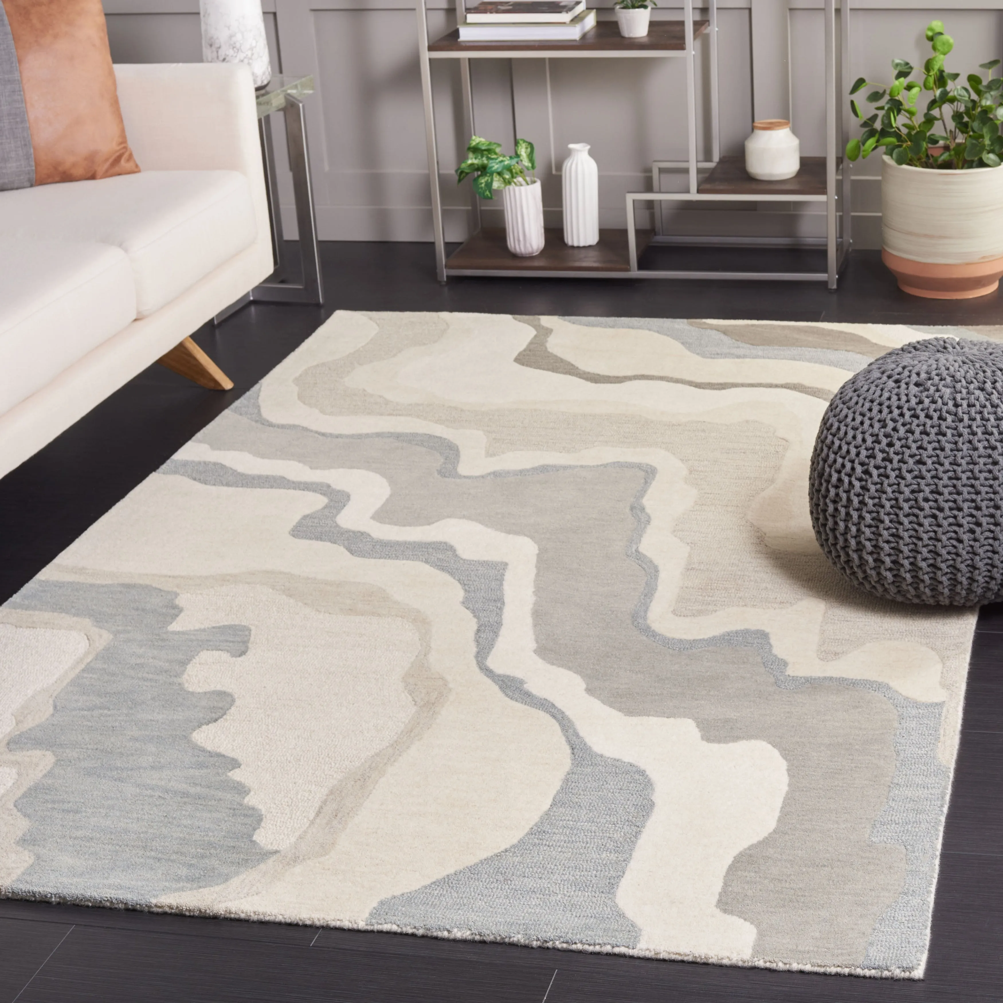 SAFAVIEH Handmade Rodeo Drive Noelia Mid-Century Modern Wool Rug