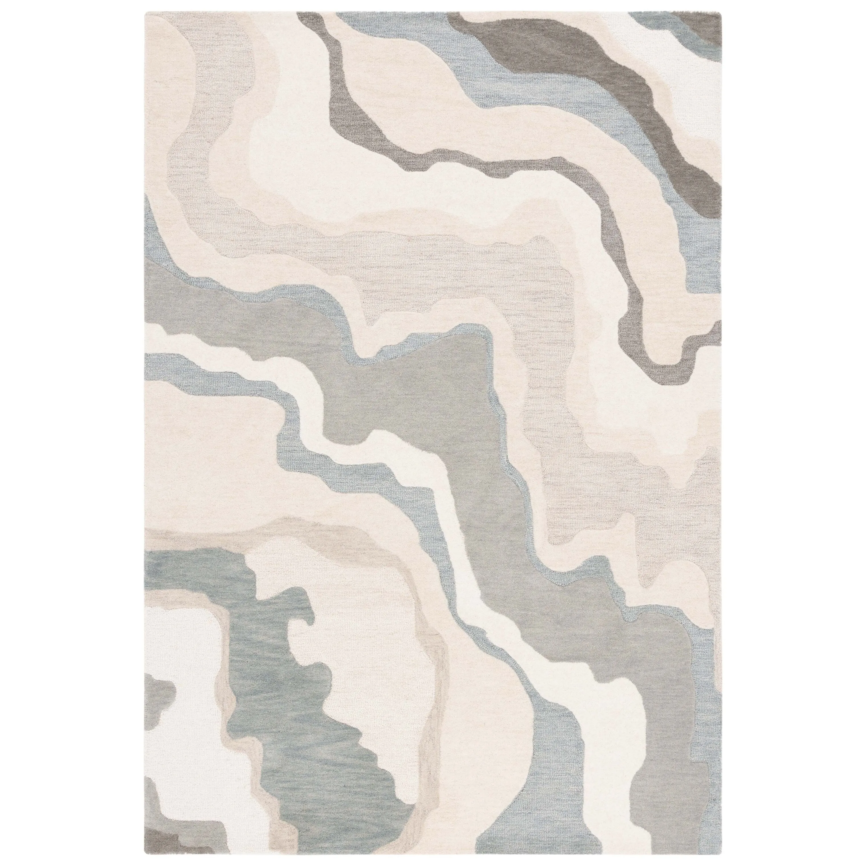 SAFAVIEH Handmade Rodeo Drive Noelia Mid-Century Modern Wool Rug