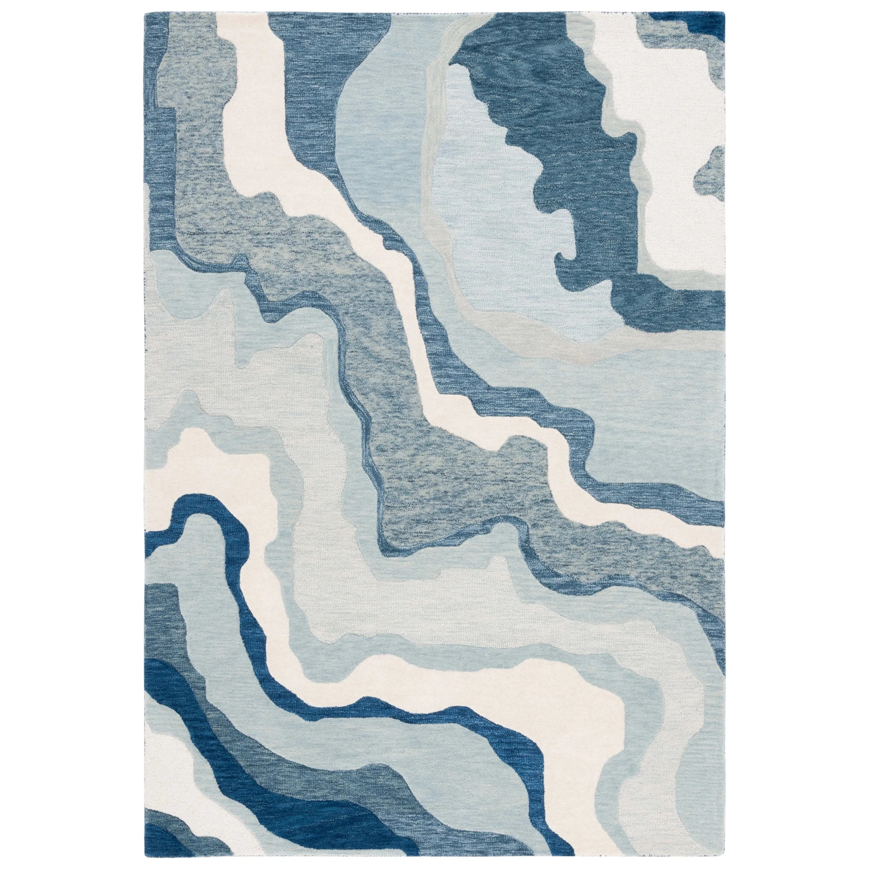 SAFAVIEH Handmade Rodeo Drive Noelia Mid-Century Modern Wool Rug