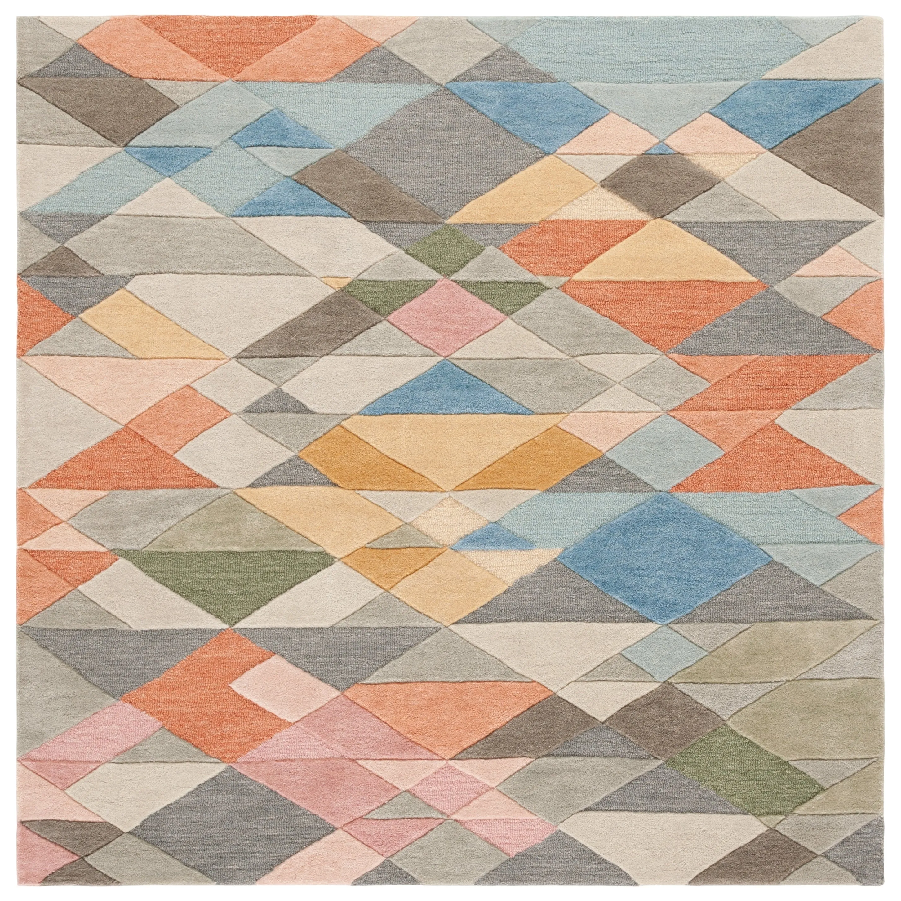 SAFAVIEH Handmade Rodeo Drive Tayla Mid-Century Modern Wool Rug