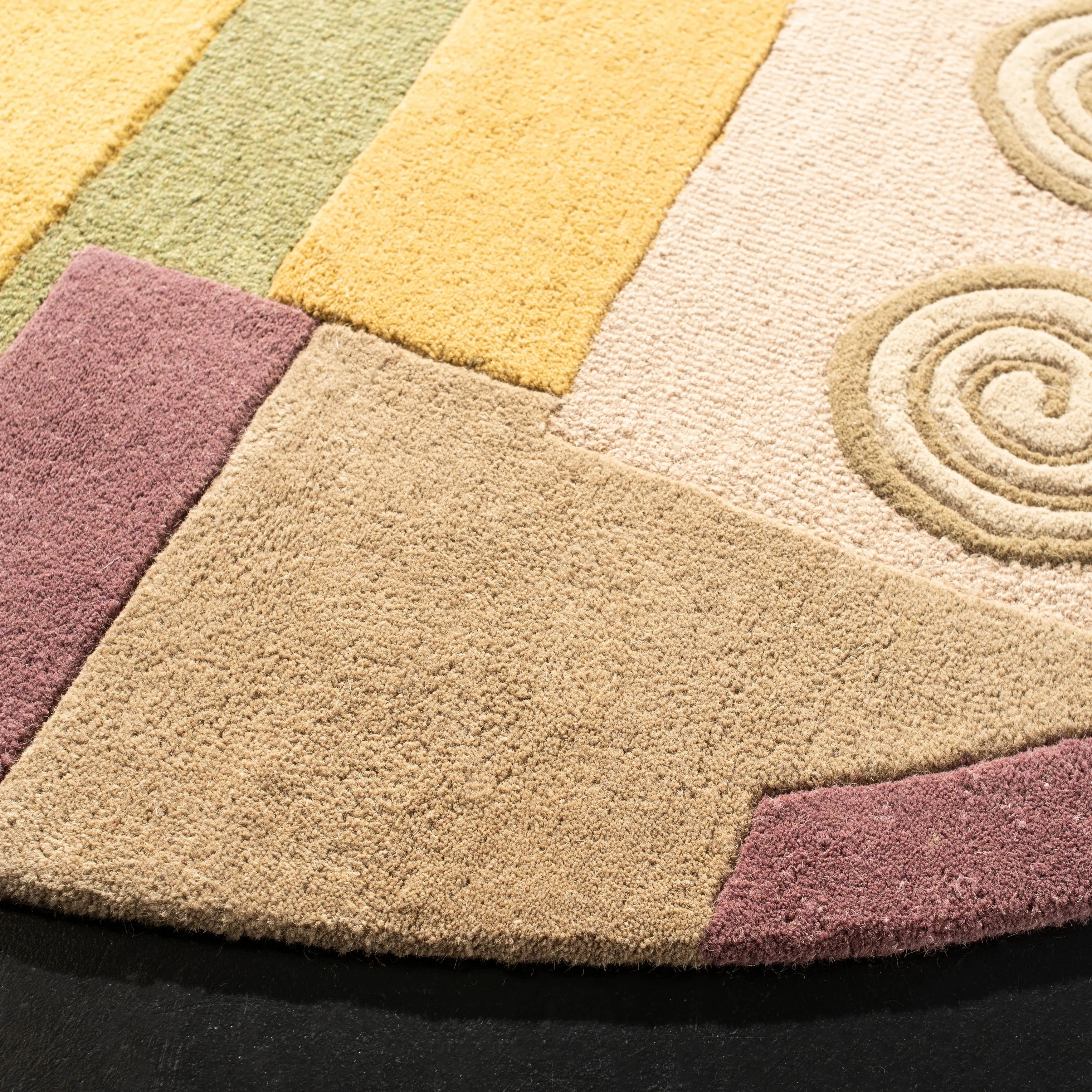 SAFAVIEH Handmade Rodeo Drive Zoie Mid-Century Modern Abstract Wool