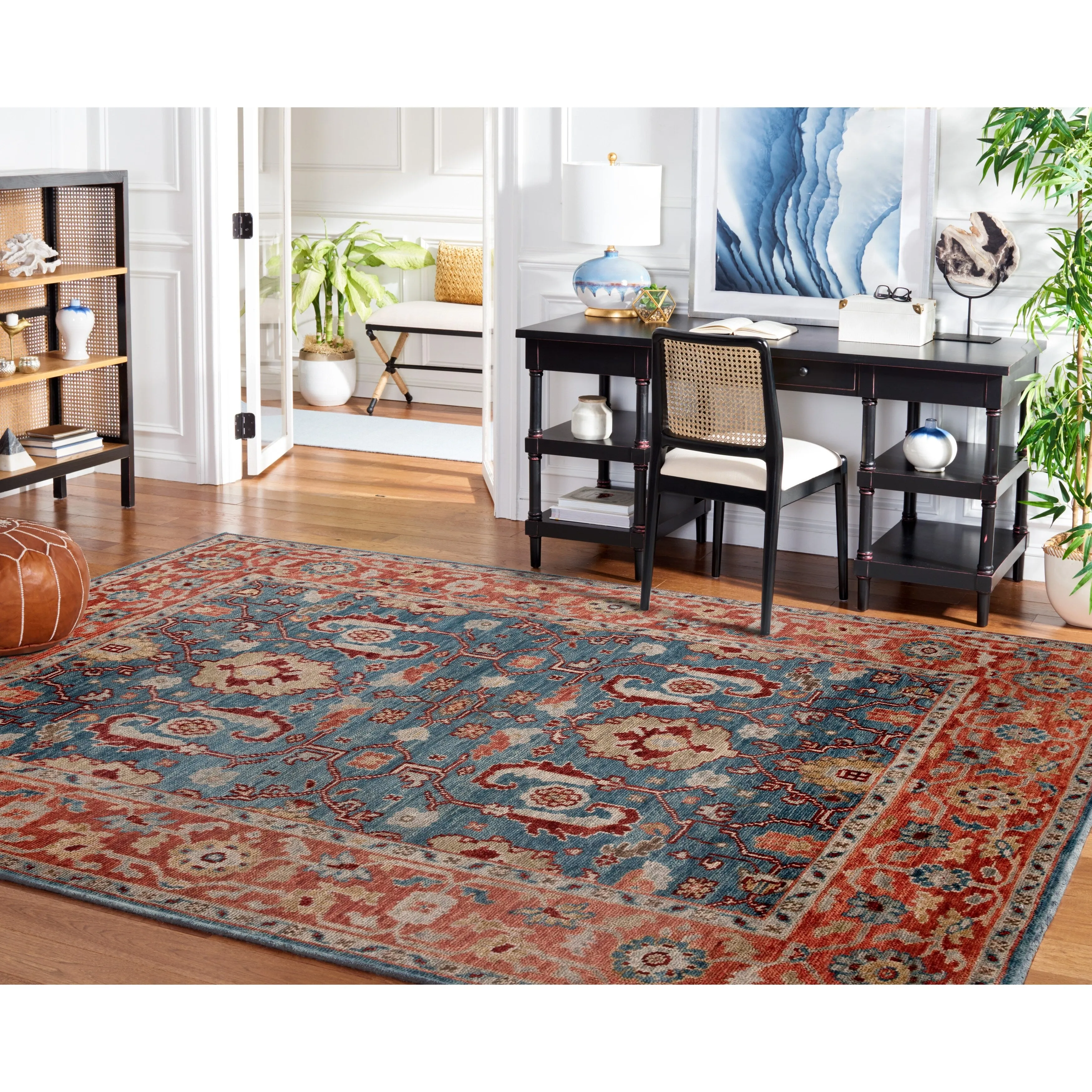 SAFAVIEH Handmade Samarkand Shavon Traditional Oriental Wool Rug