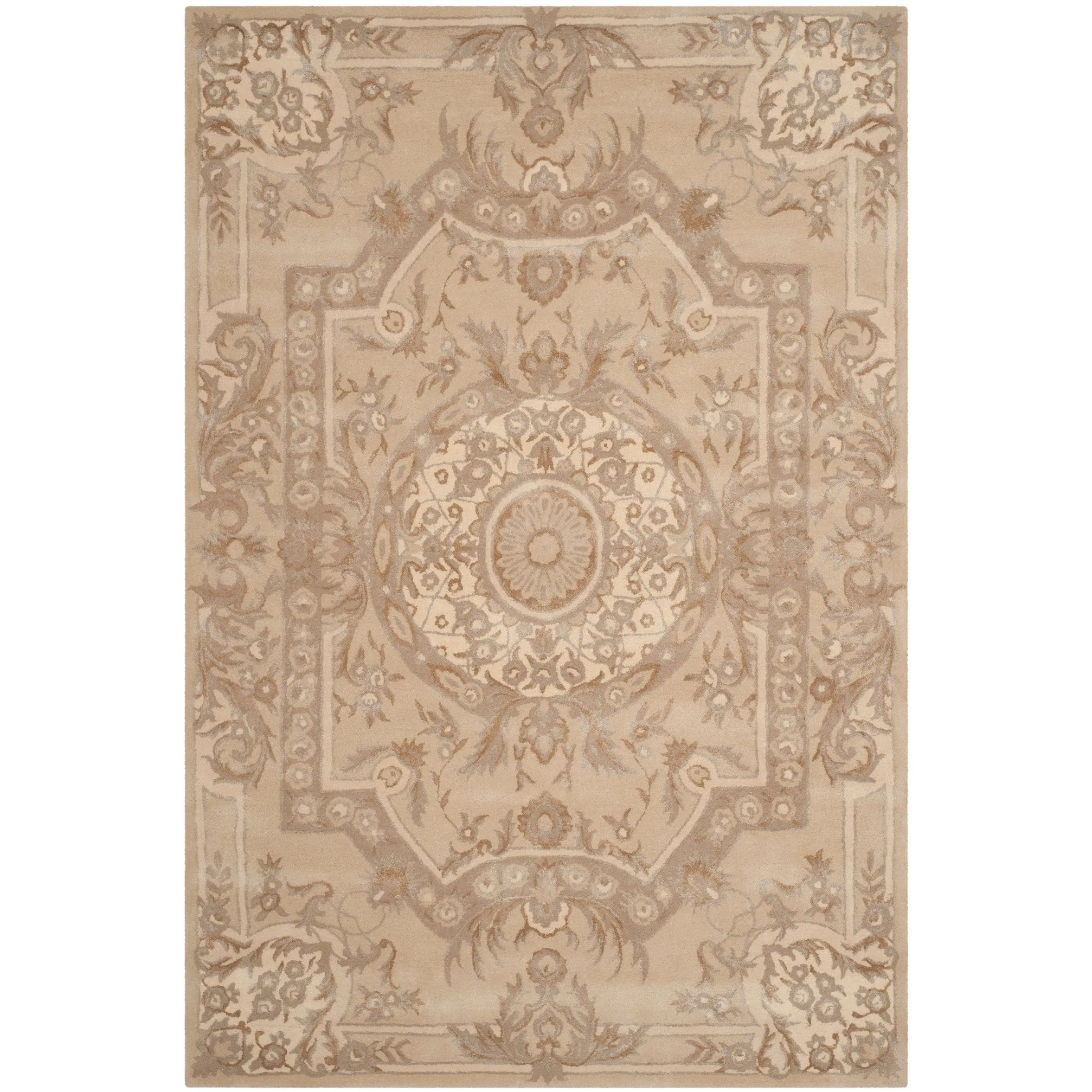 SAFAVIEH Handmade Savonnerie Dasia Traditional Oriental Wool Rug