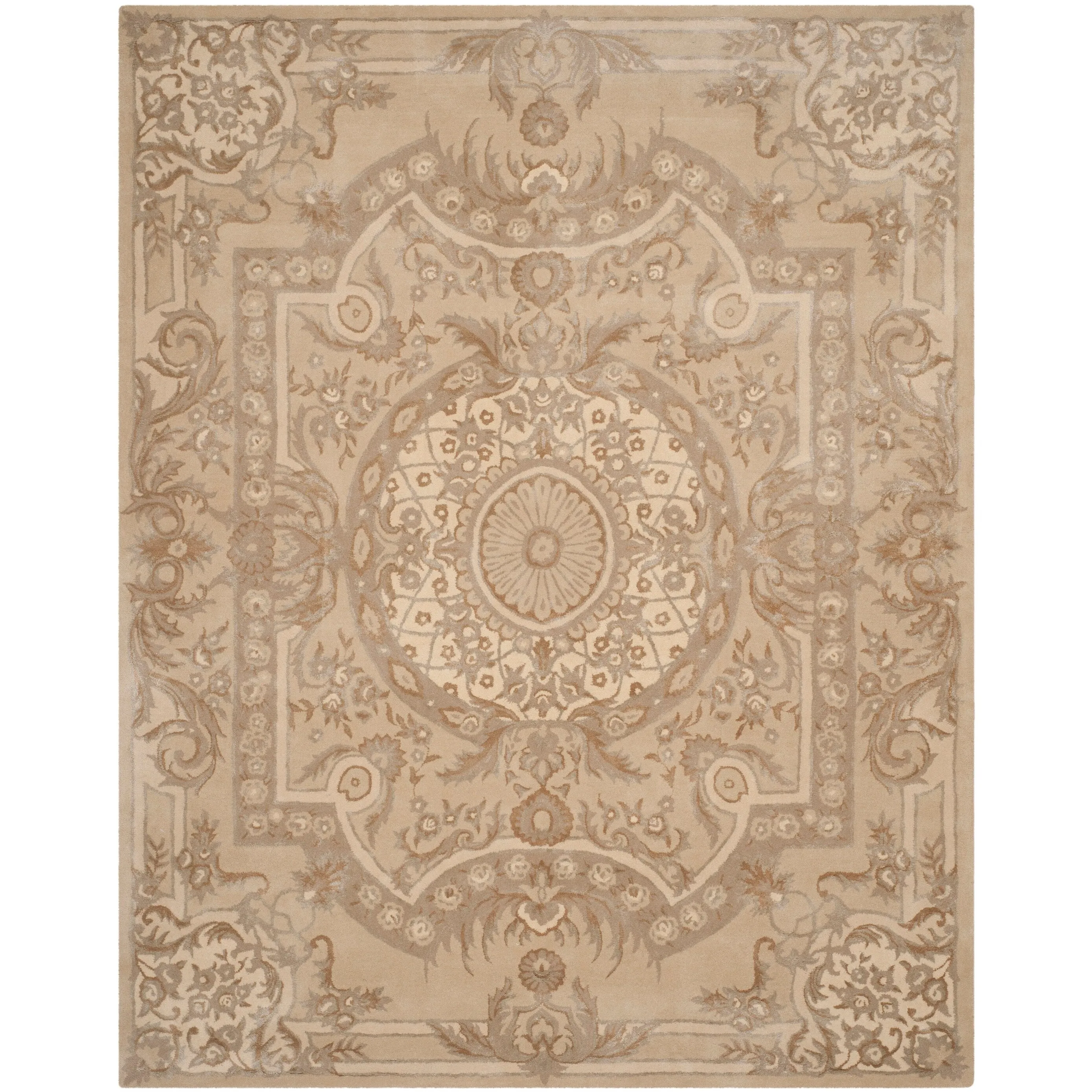 SAFAVIEH Handmade Savonnerie Dasia Traditional Oriental Wool Rug