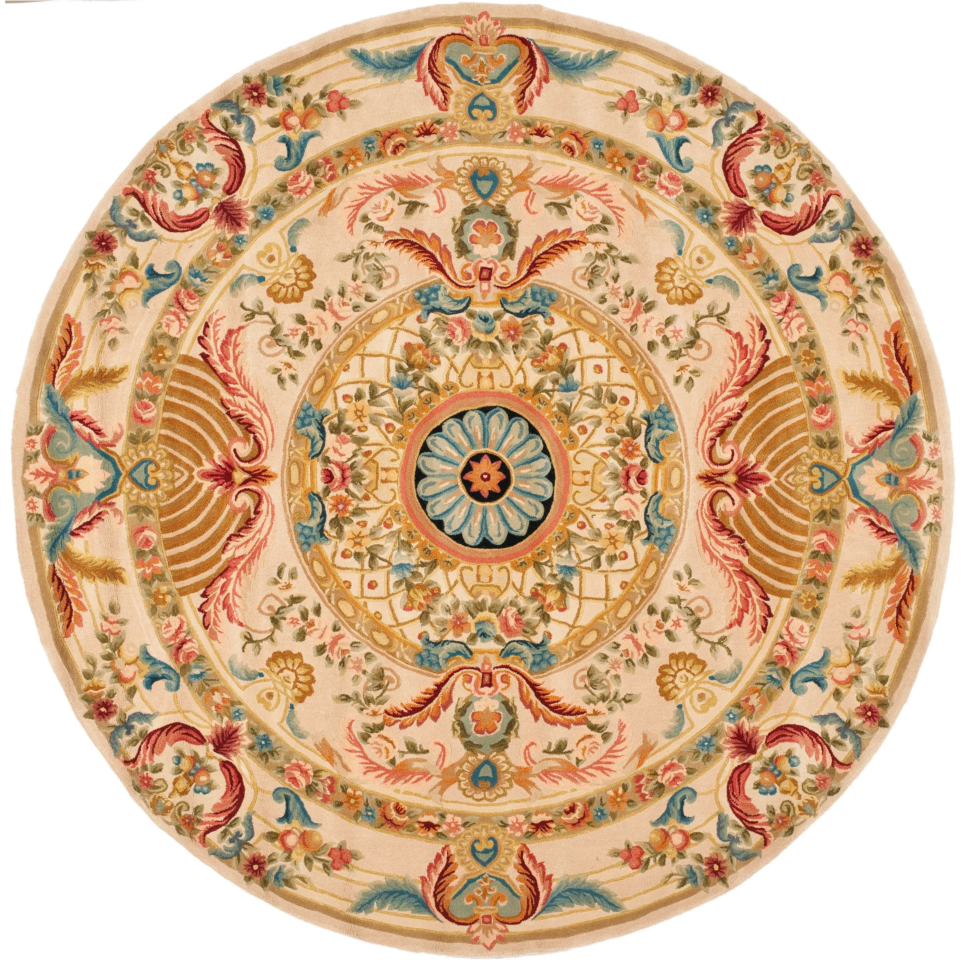 SAFAVIEH Handmade Savonnerie Jutta Traditional Oriental Wool Rug