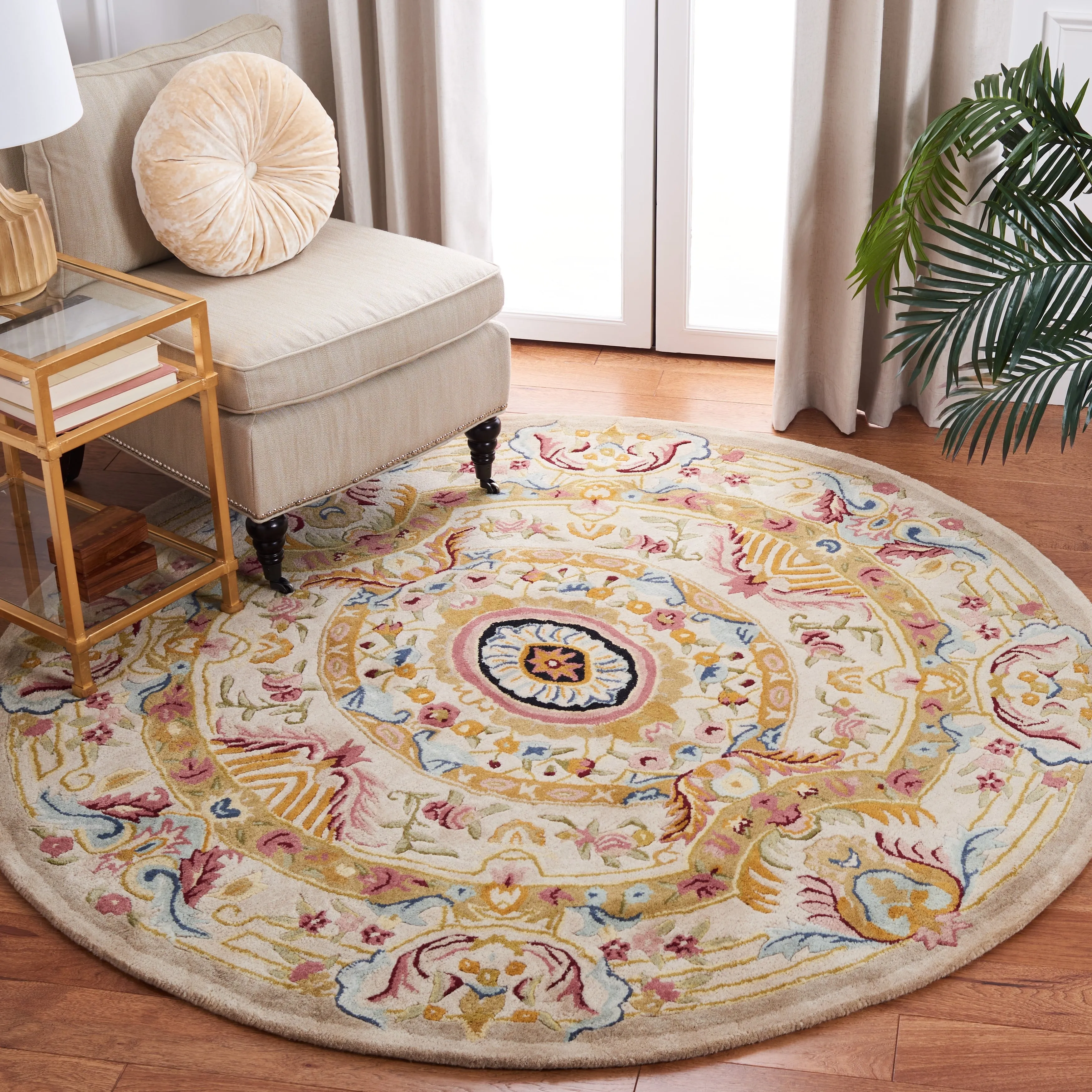 SAFAVIEH Handmade Savonnerie Jutta Traditional Oriental Wool Rug