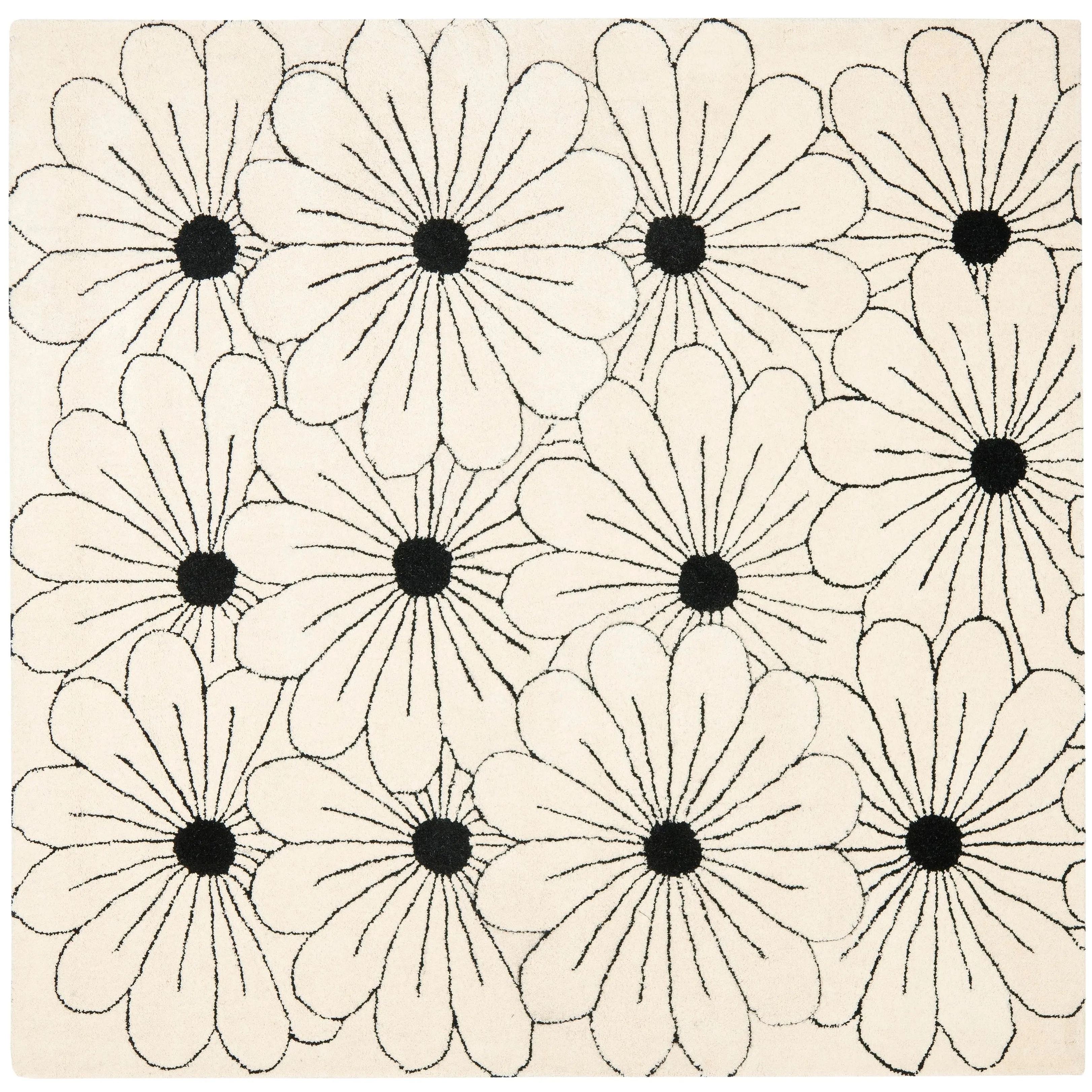 SAFAVIEH Handmade Soho Jenilee Daisies N.Z. Wool Rug