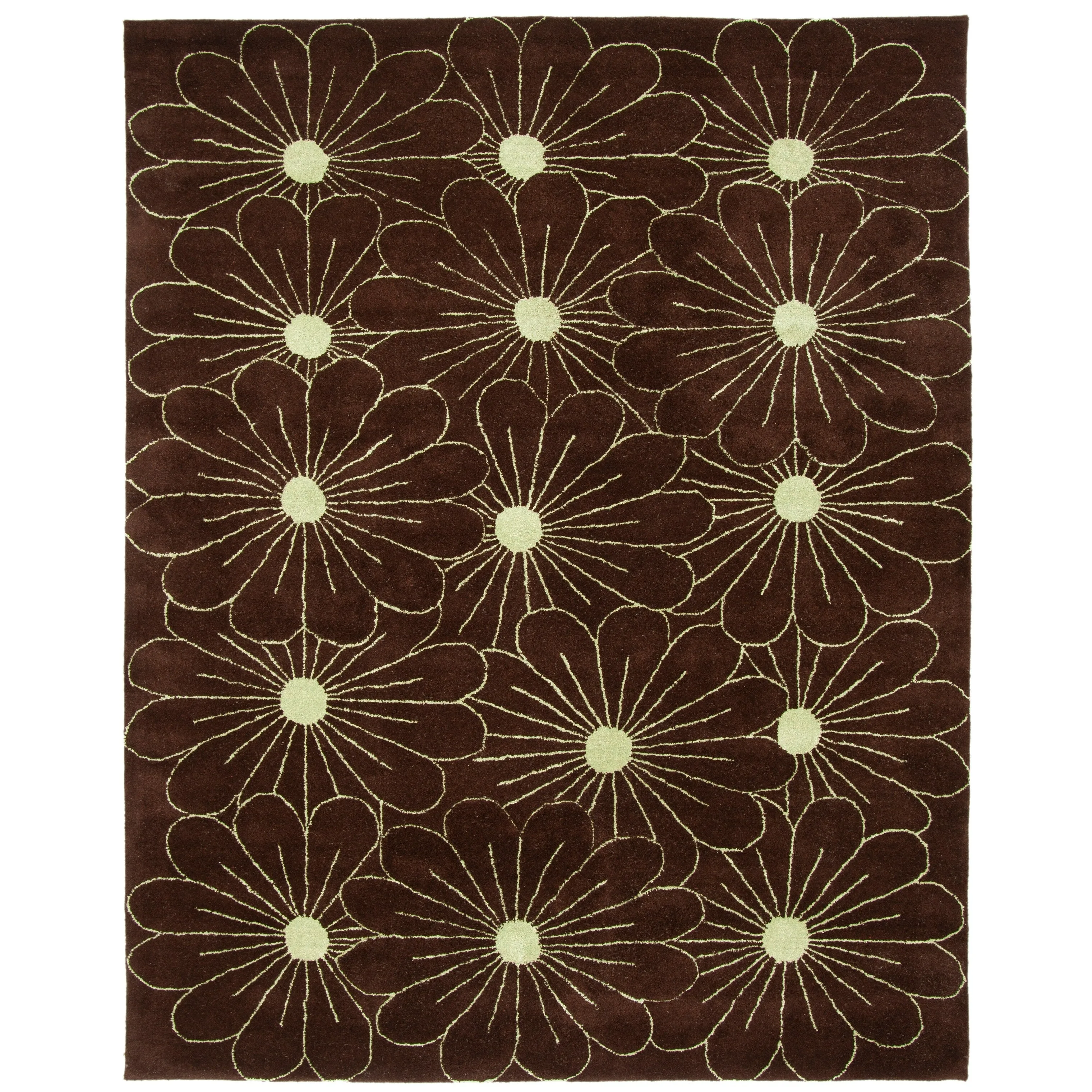 SAFAVIEH Handmade Soho Jenilee Daisies N.Z. Wool Rug