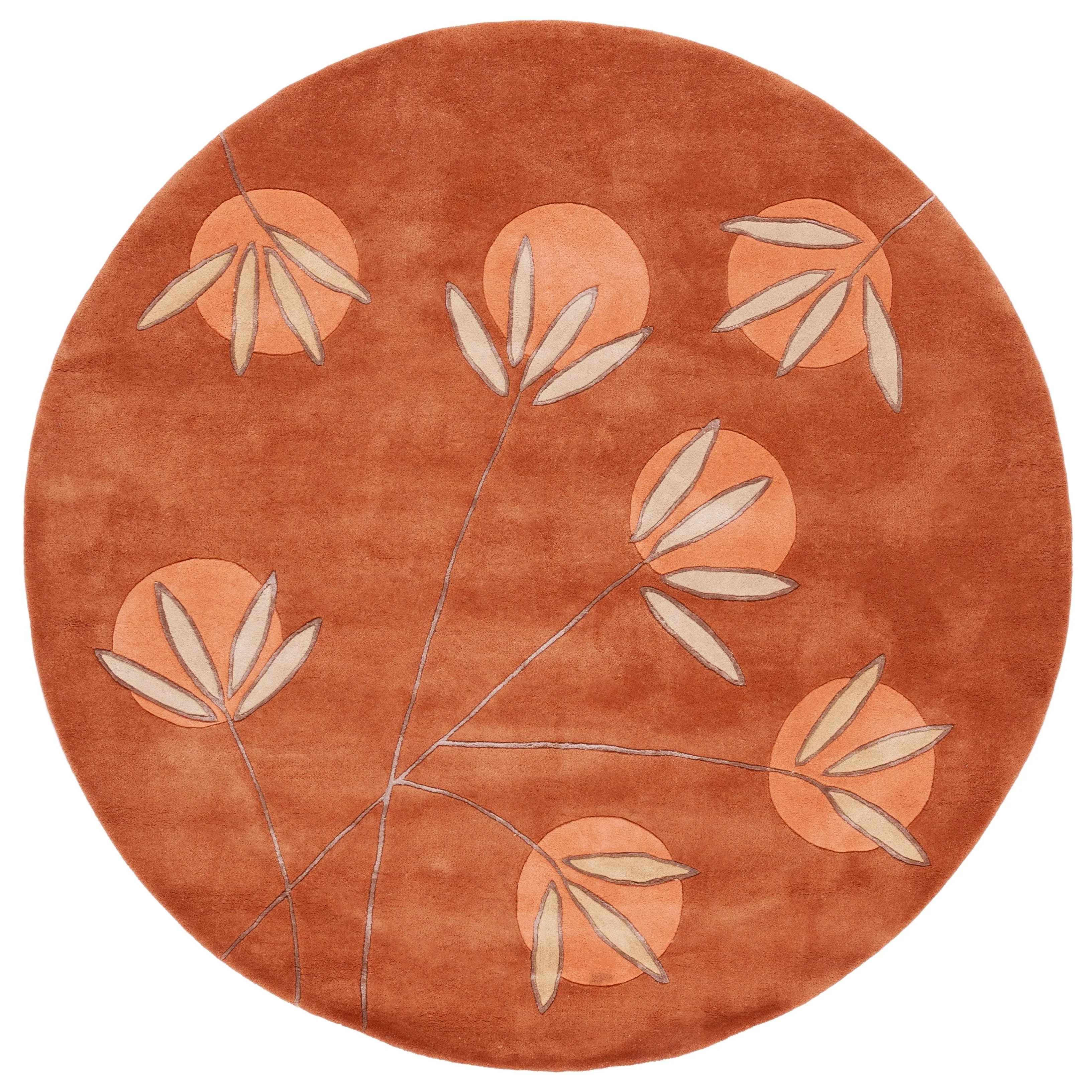 SAFAVIEH Handmade Soho Kaela Rust N.Z.Wool Rug