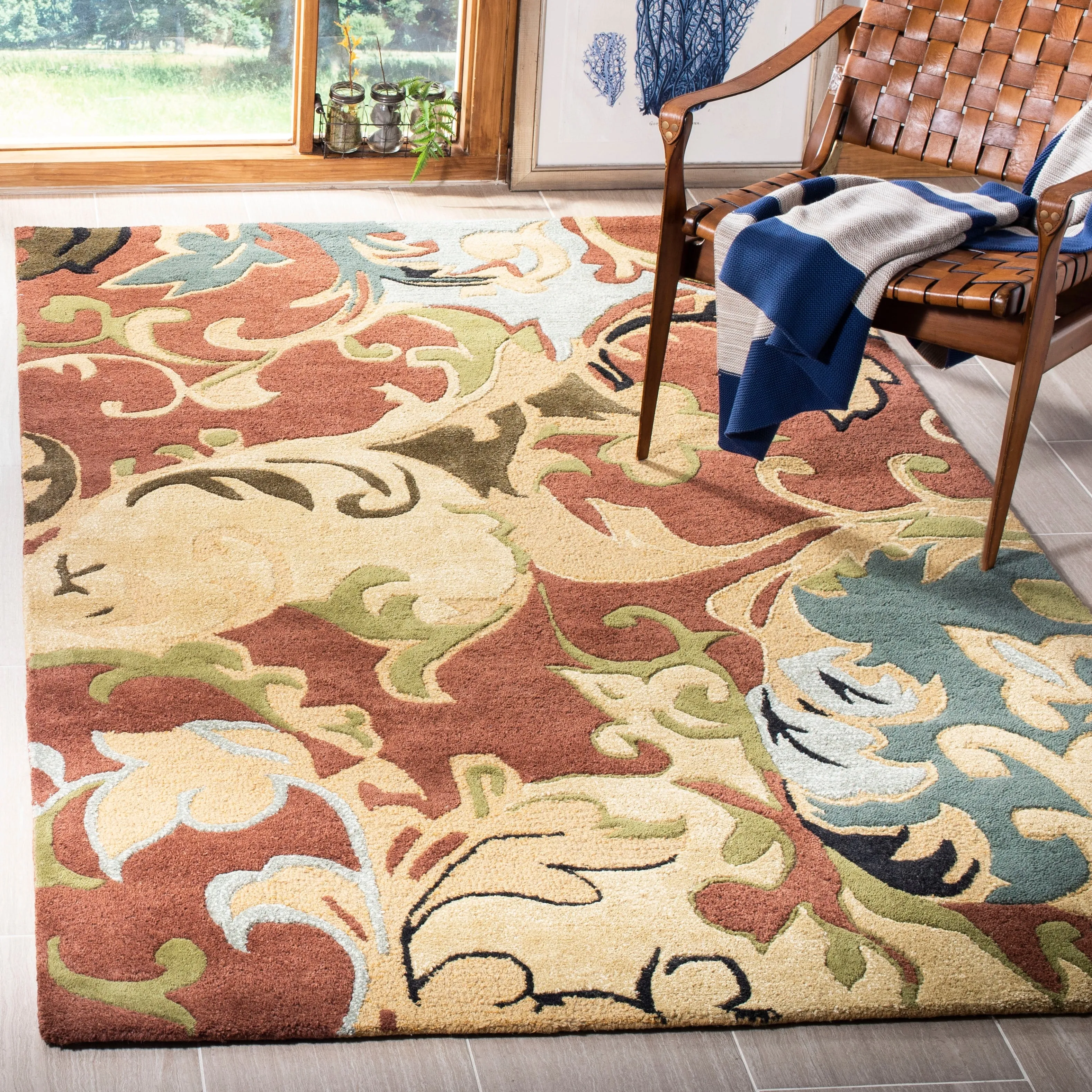 SAFAVIEH Handmade Soho Kylene N.Z. Wool Rug