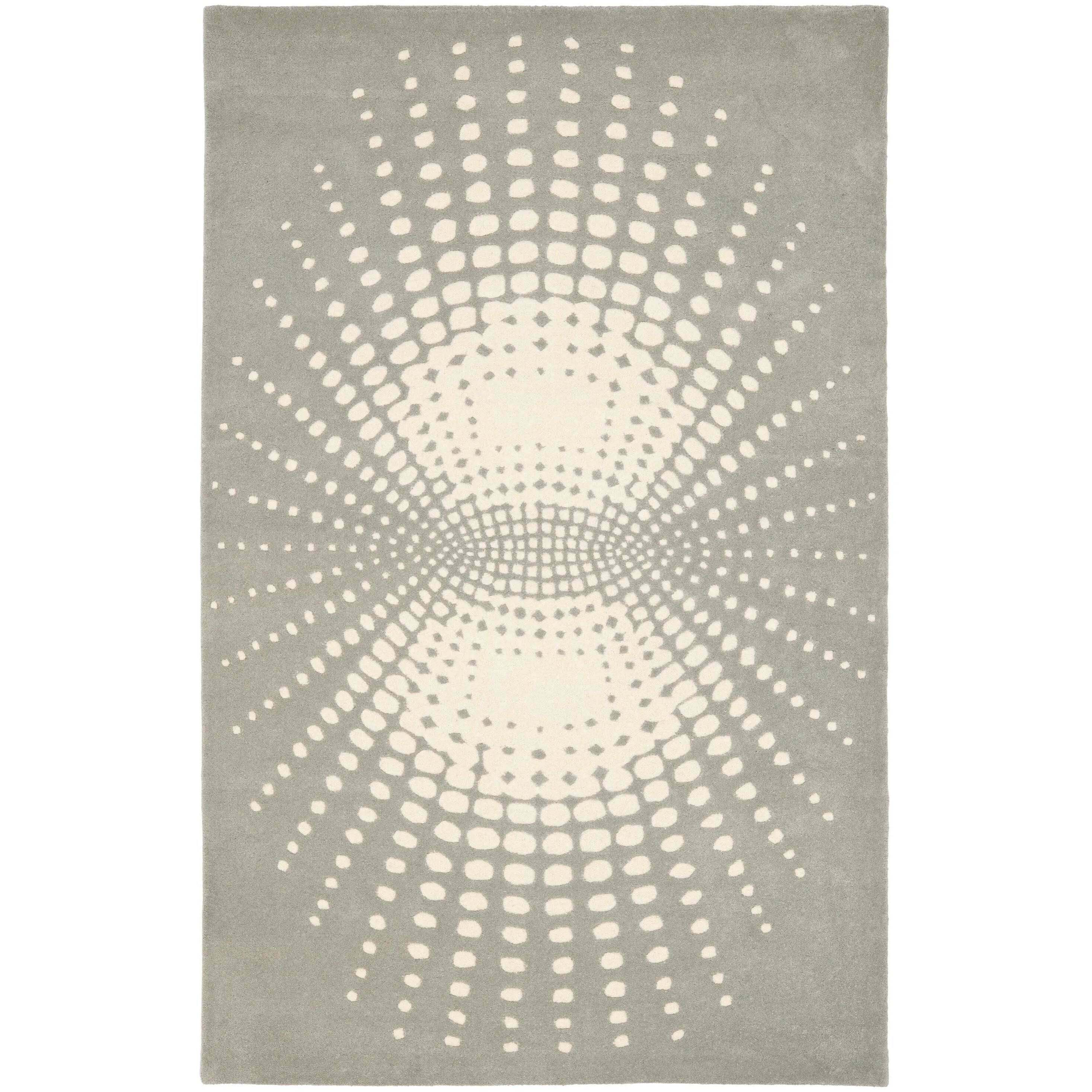 SAFAVIEH Handmade Soho Lyra Abstract Burst N.Z. Wool Rug
