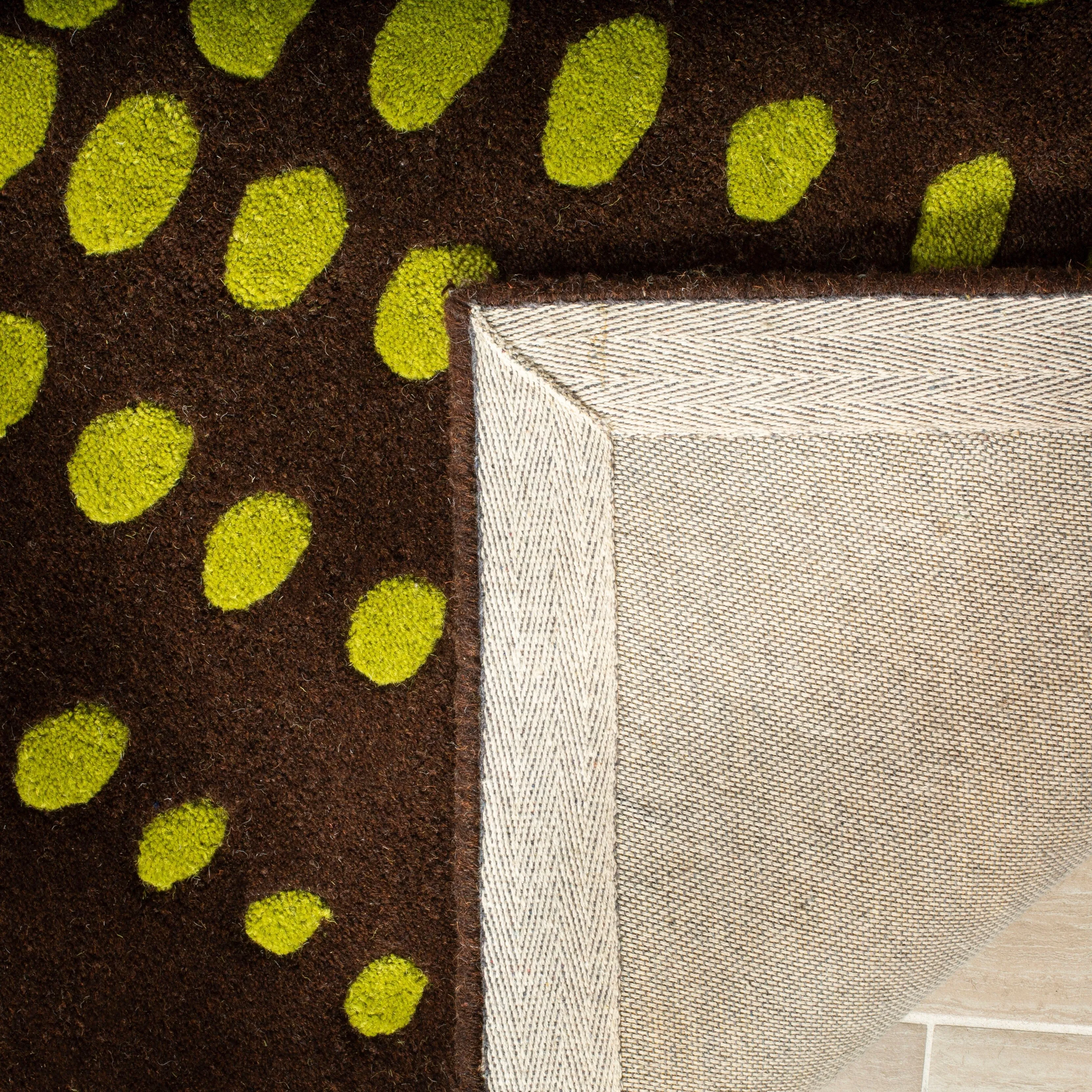 SAFAVIEH Handmade Soho Lyra Abstract Burst N.Z. Wool Rug
