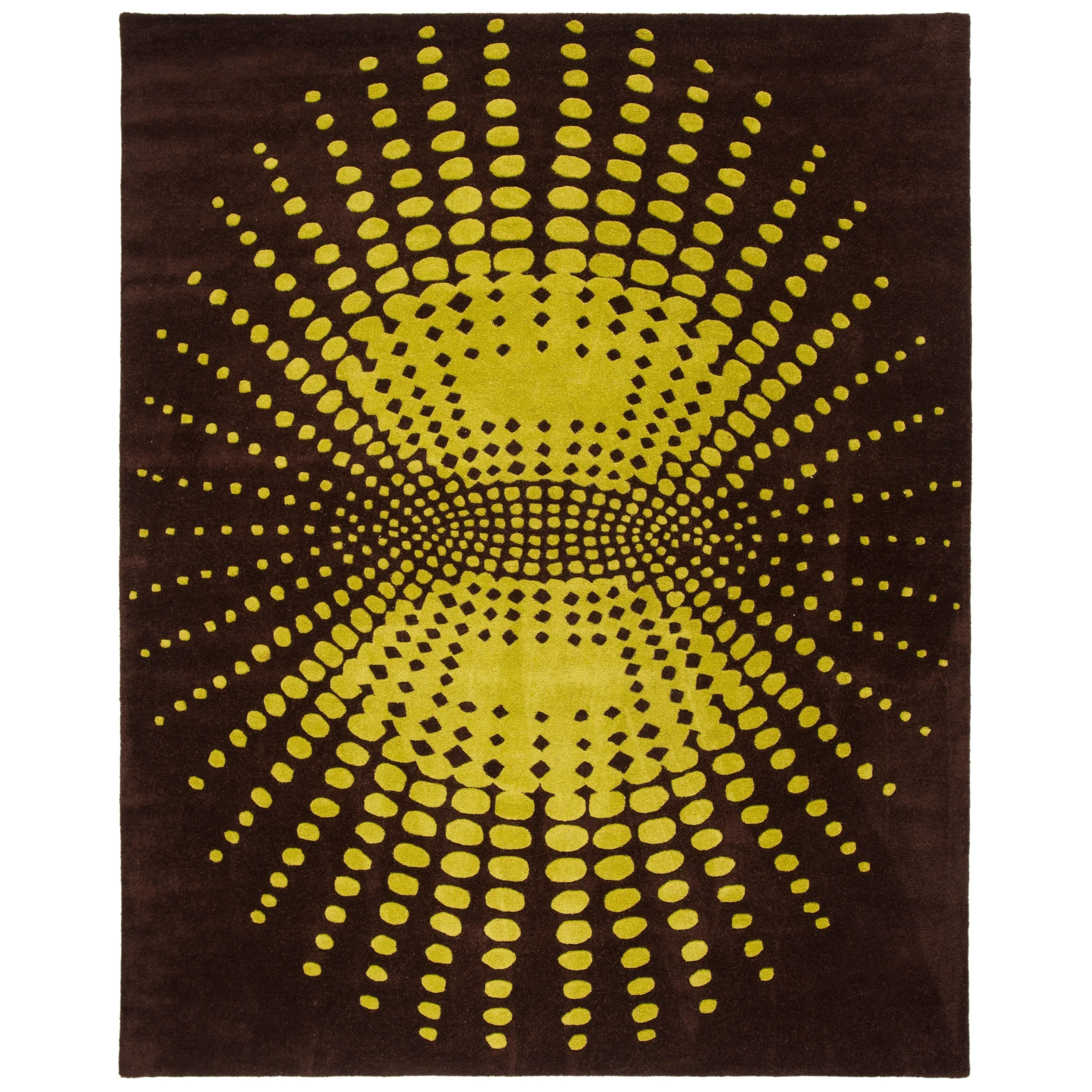 SAFAVIEH Handmade Soho Lyra Abstract Burst N.Z. Wool Rug