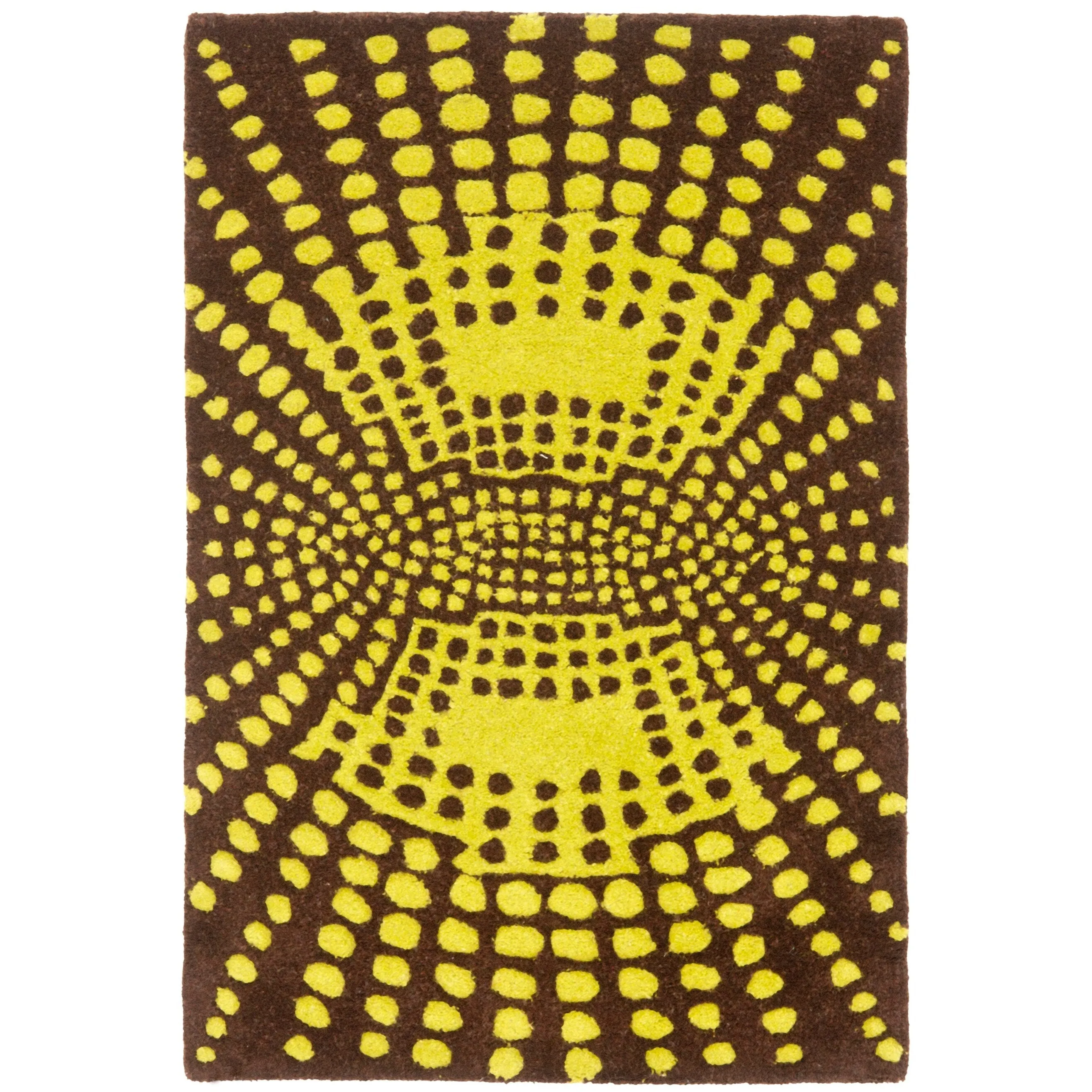 SAFAVIEH Handmade Soho Lyra Abstract Burst N.Z. Wool Rug