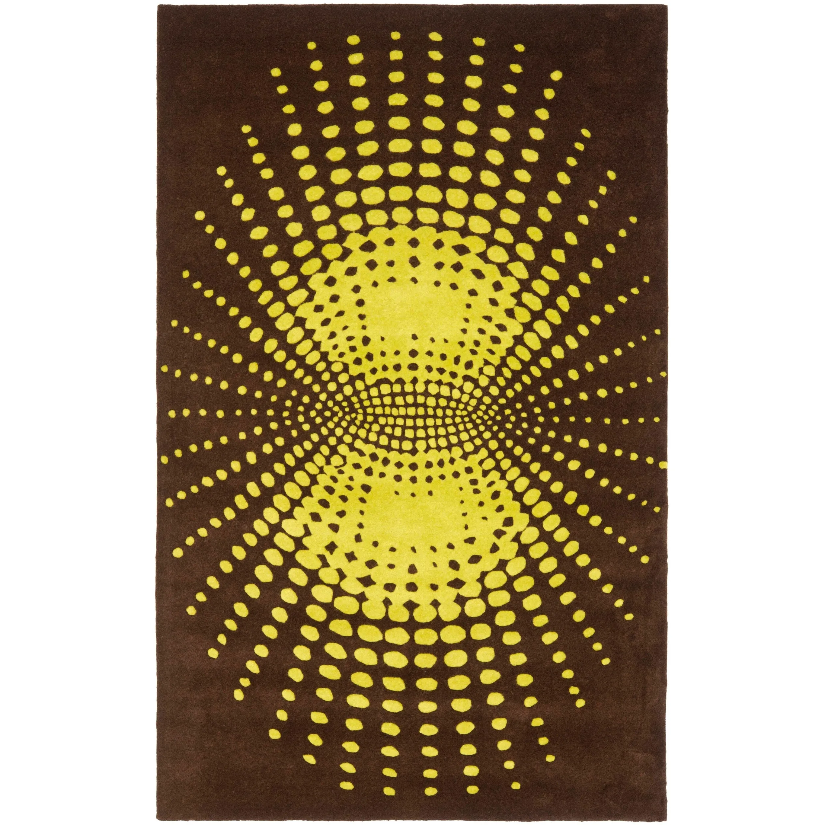 SAFAVIEH Handmade Soho Lyra Abstract Burst N.Z. Wool Rug